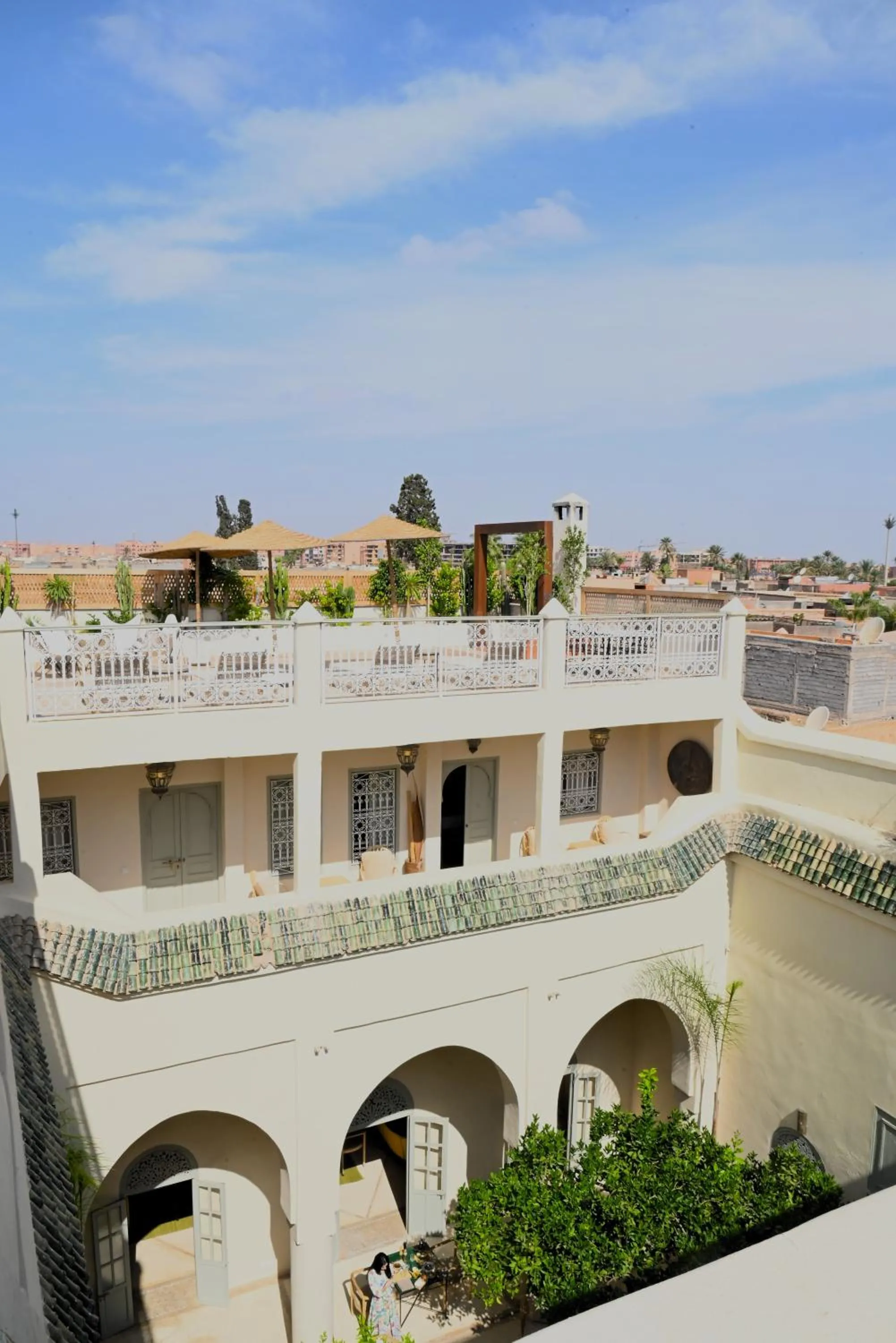 Balcony/Terrace in Riad Emberiza Sahari