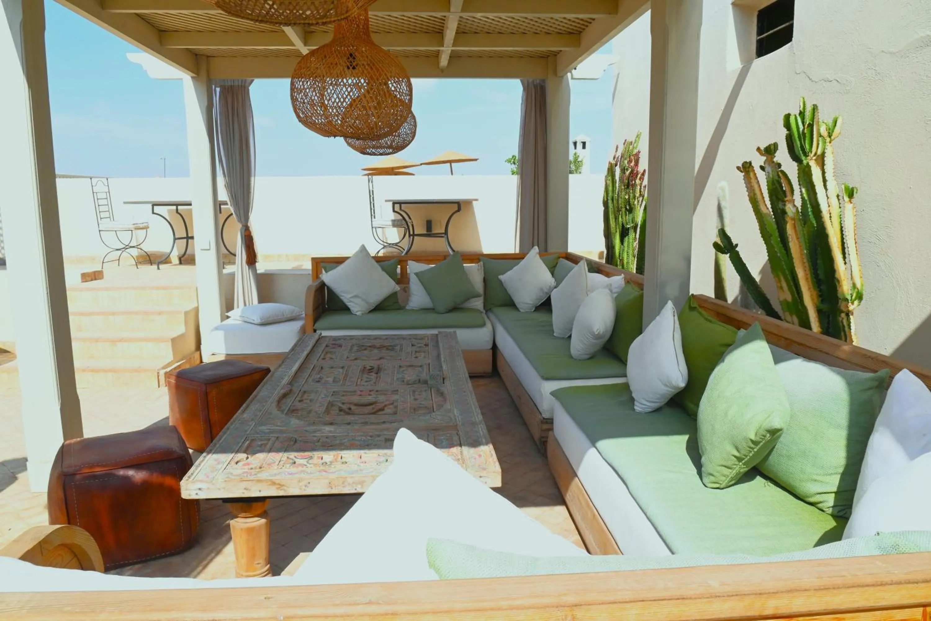 Patio in Riad Emberiza Sahari