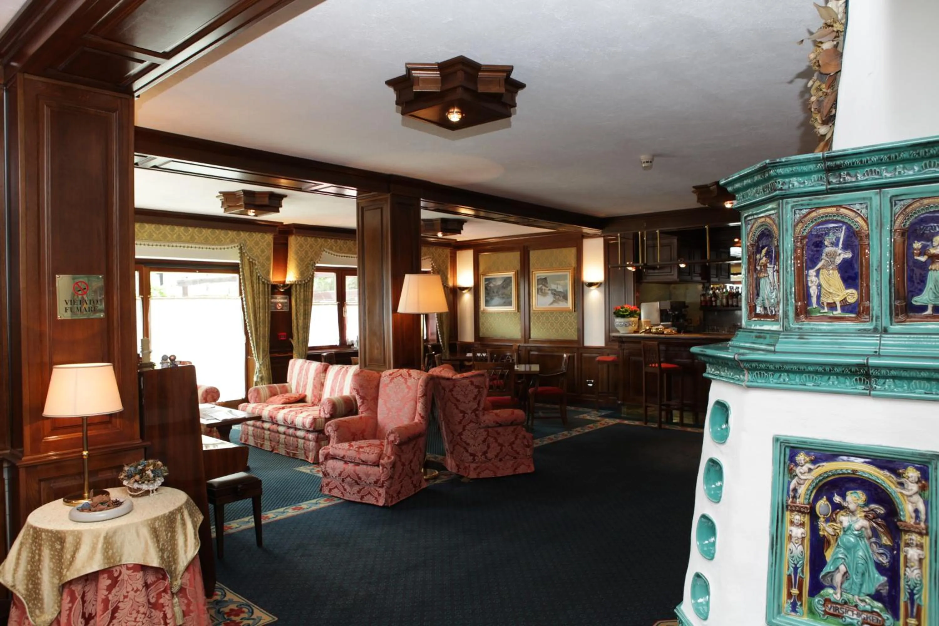 Communal lounge/ TV room in Hotel Petit Prince