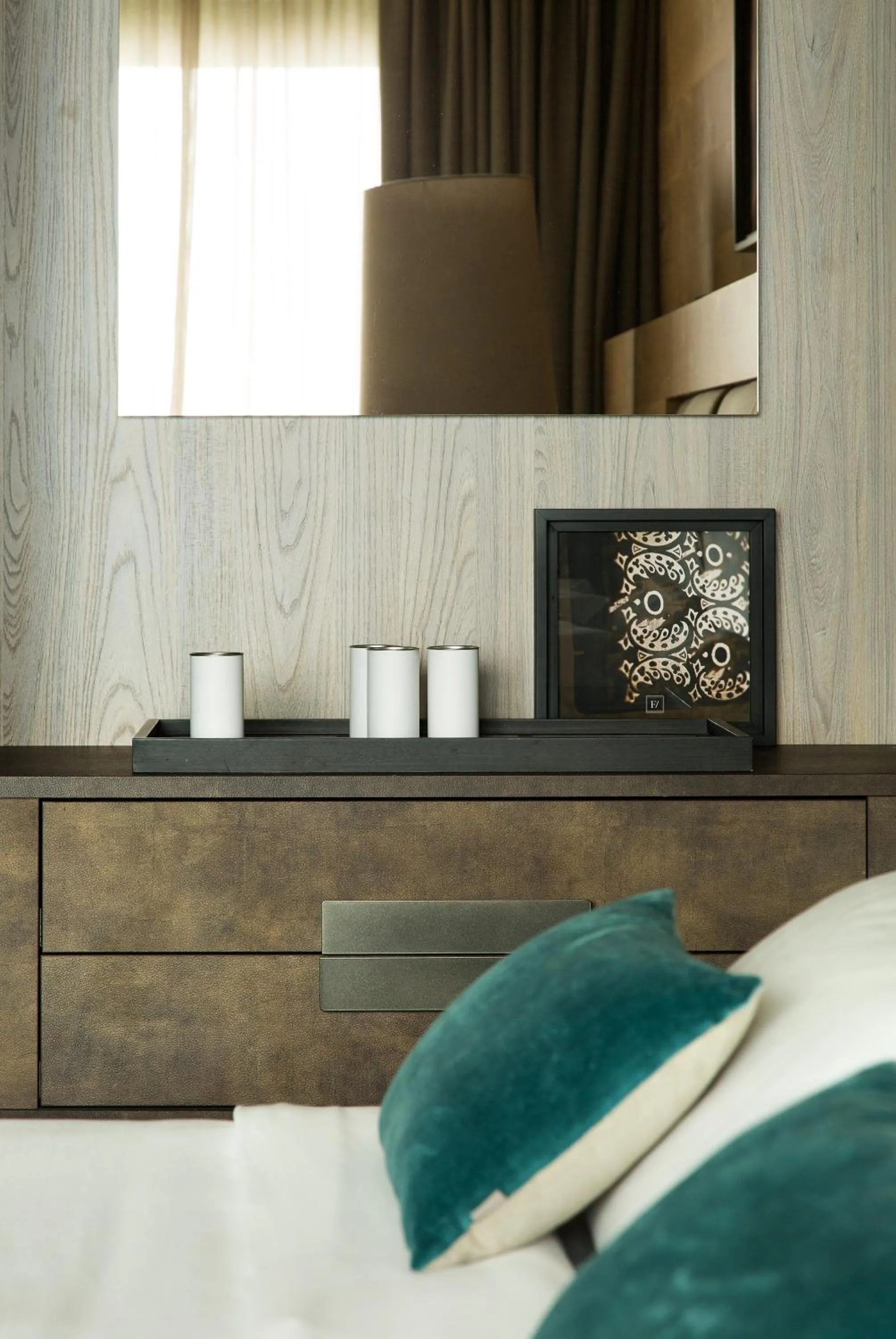 Decorative detail, Bed in Filario Hotel & Residences