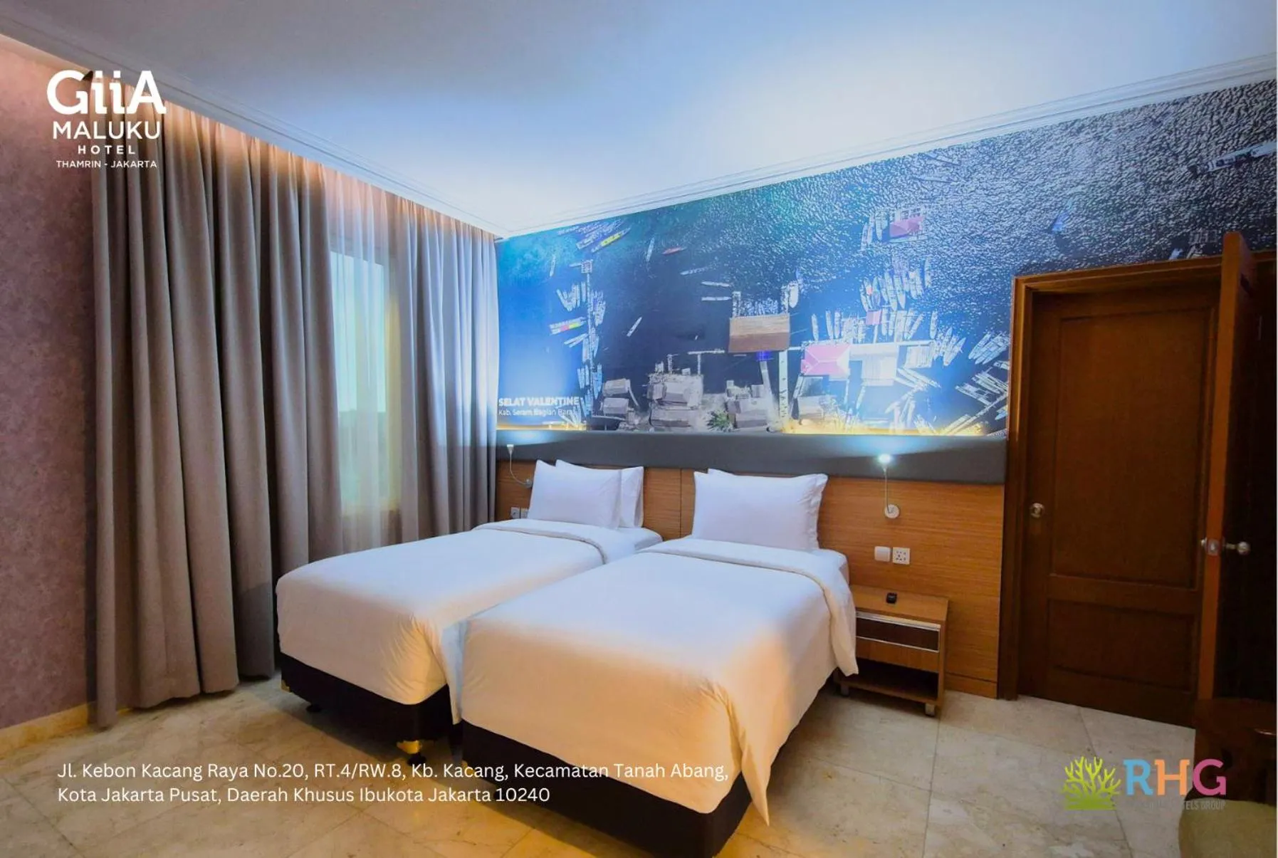 Bed in GIIA Maluku Hotel Thamrin Jakarta