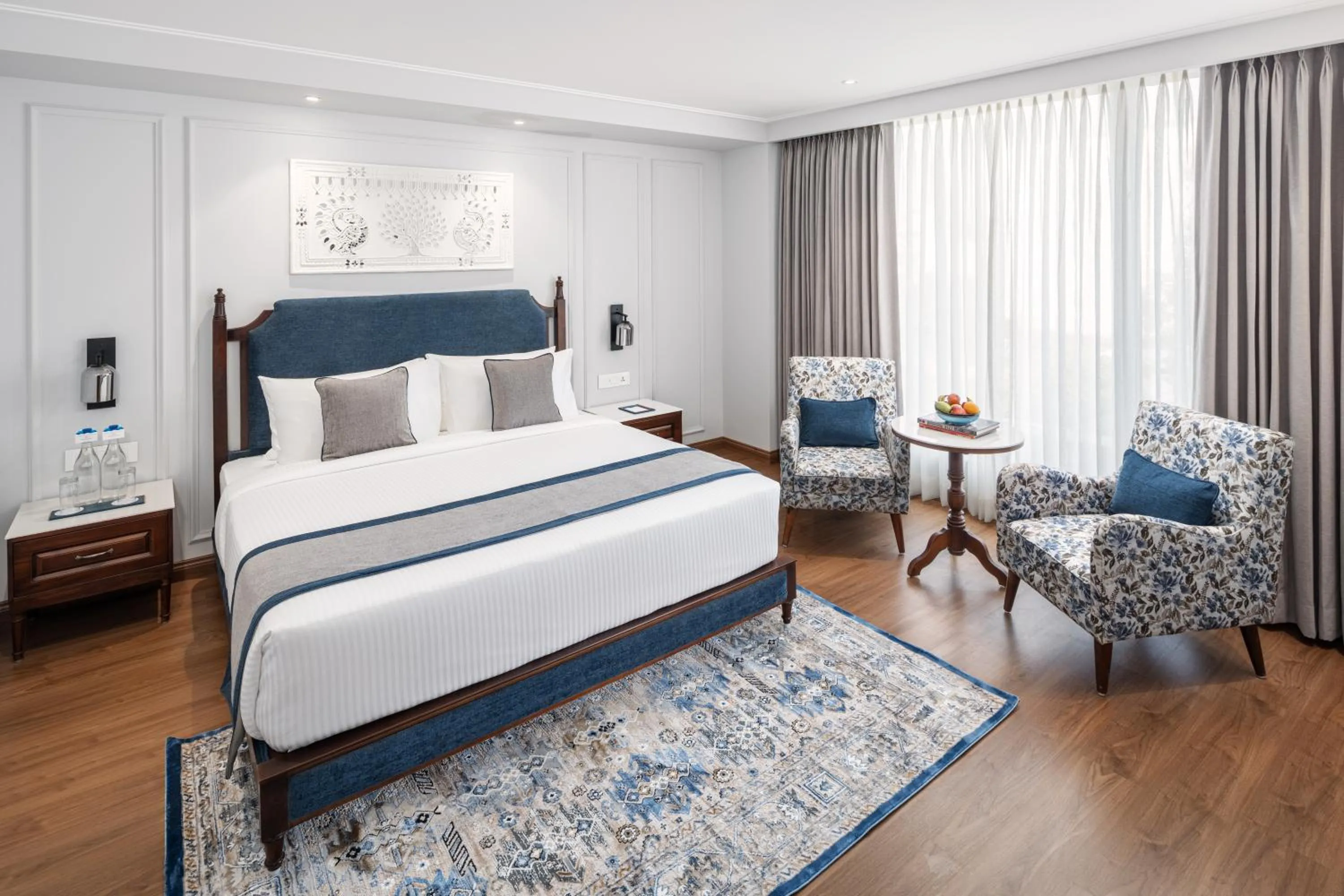 Bedroom, Bed in MJ Sarovar Portico Haridwar