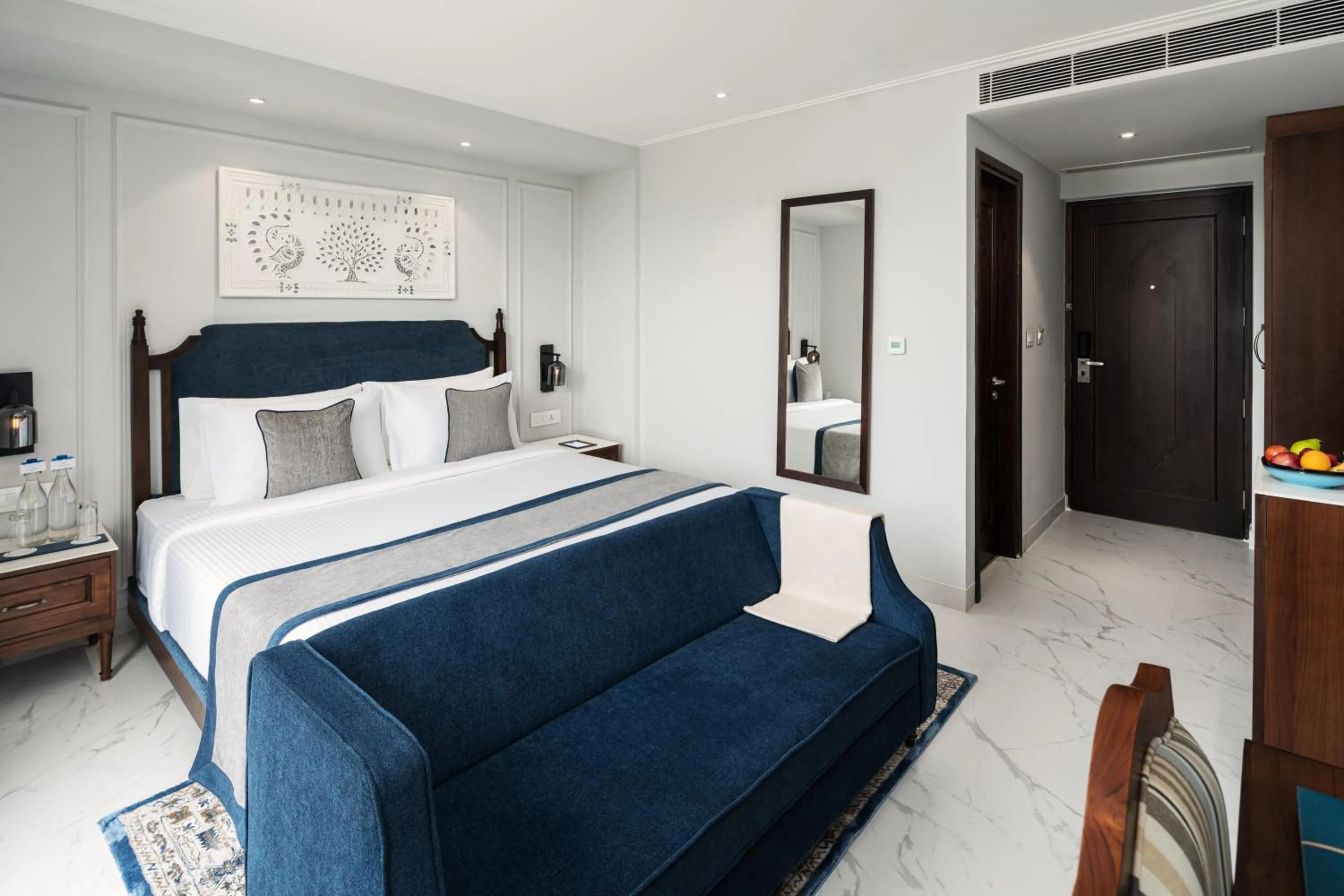 Bed in MJ Sarovar Portico Haridwar