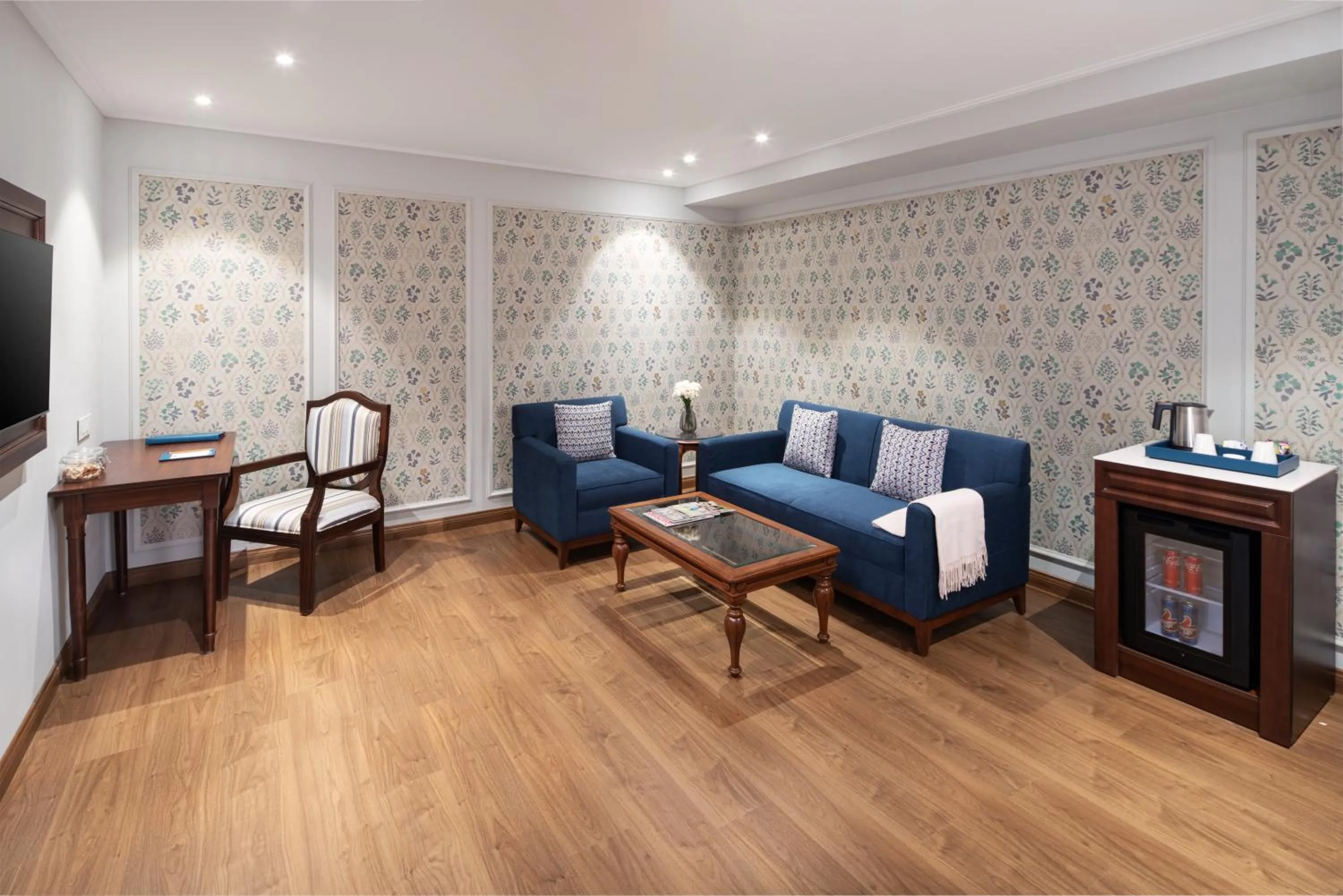 Living room in MJ Sarovar Portico Haridwar