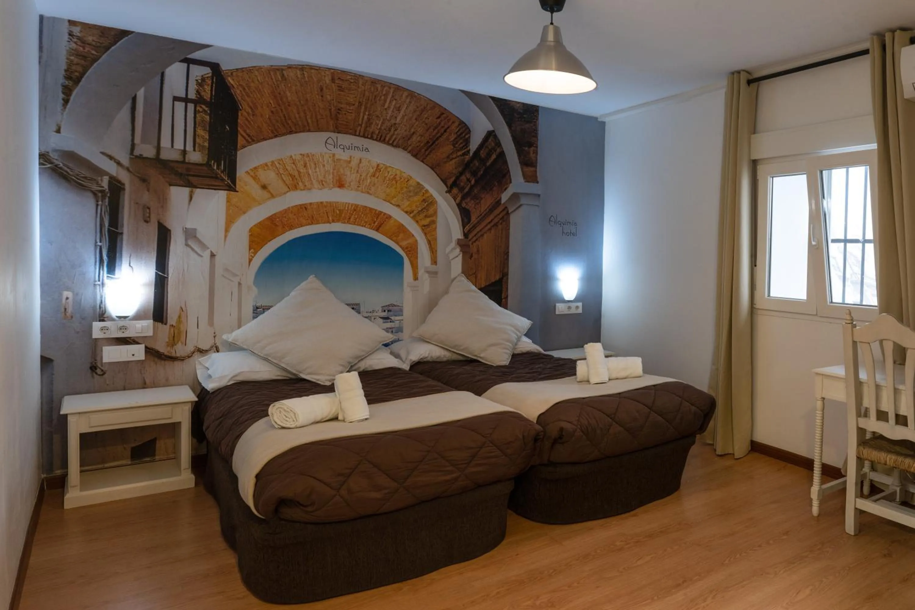 Bed in Hotel Alquimia Cadiz