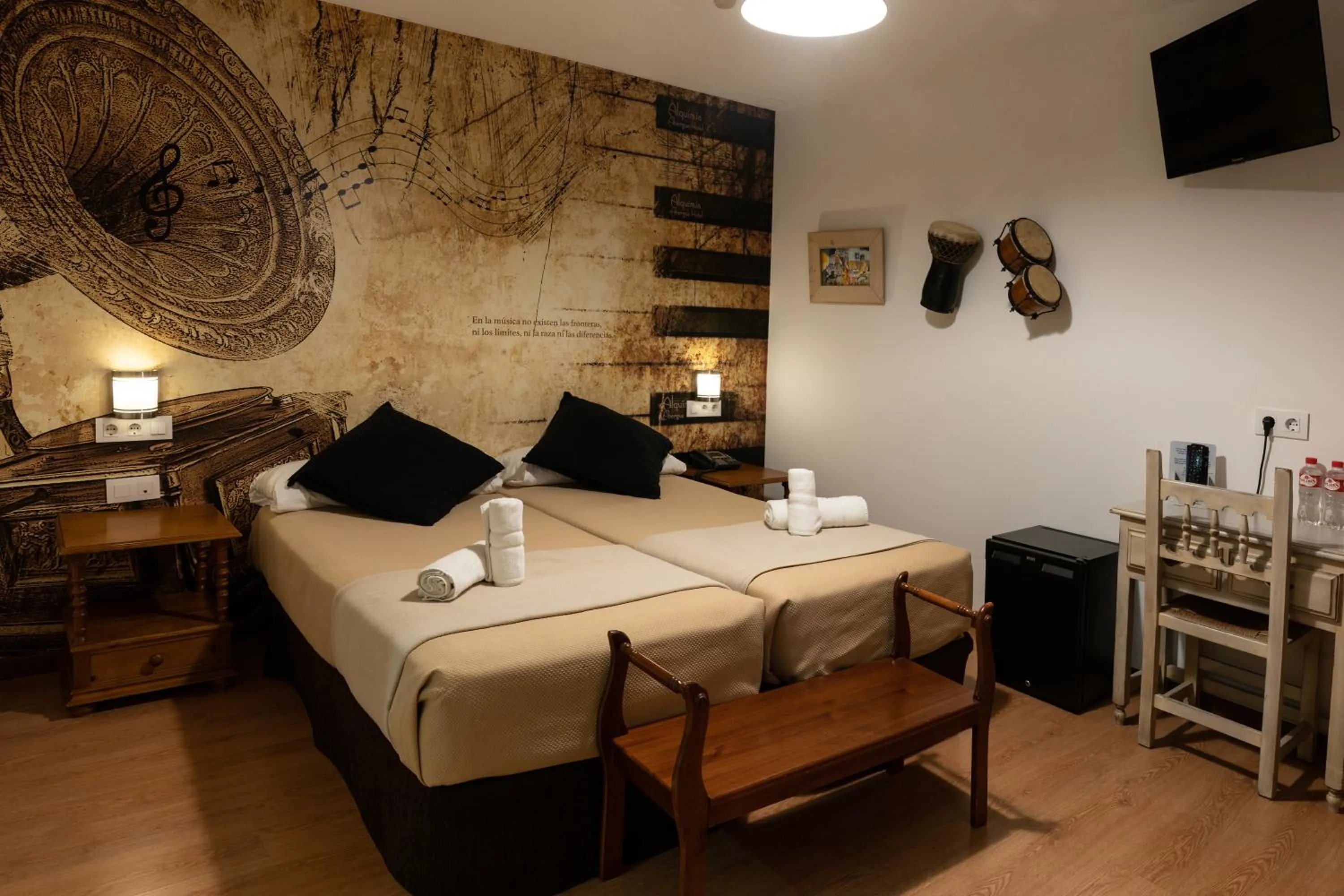 Bed in Hotel Alquimia Cadiz