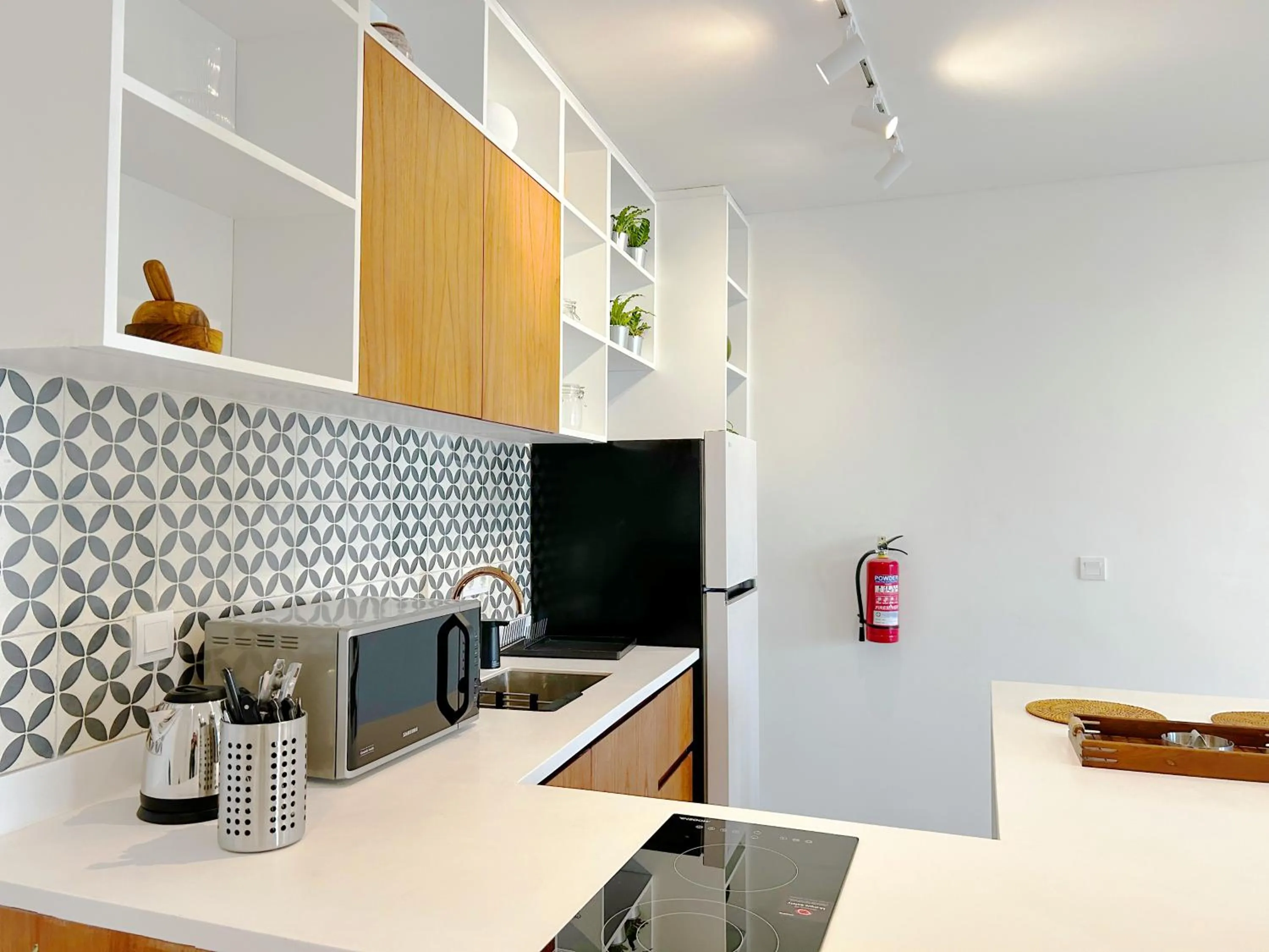 Kitchen or kitchenette in The Cruise Berawa - Design Apartments & Penthouses by CPM Bali