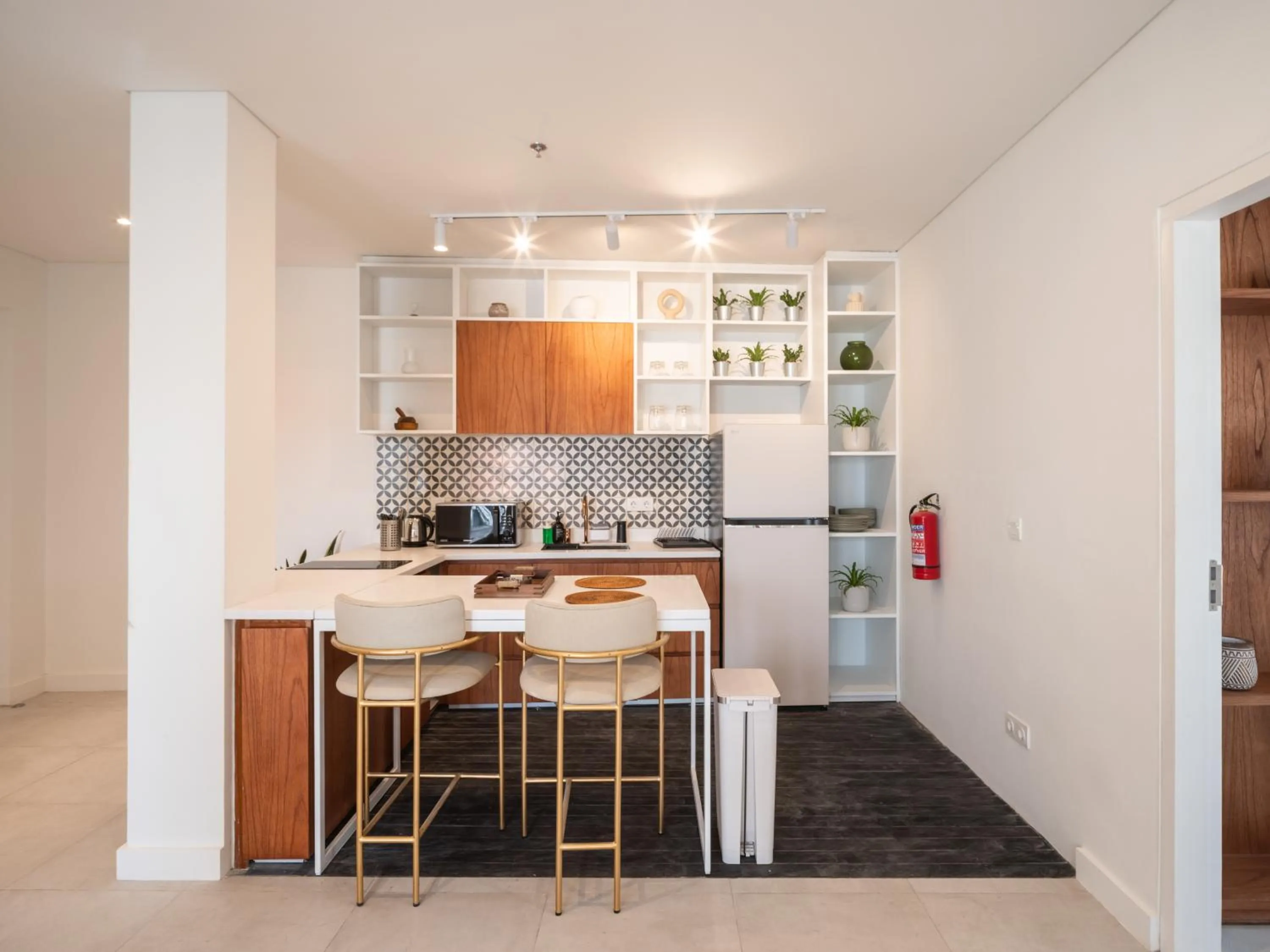 Kitchen or kitchenette in The Cruise Berawa - Design Apartments & Penthouses by CPM Bali