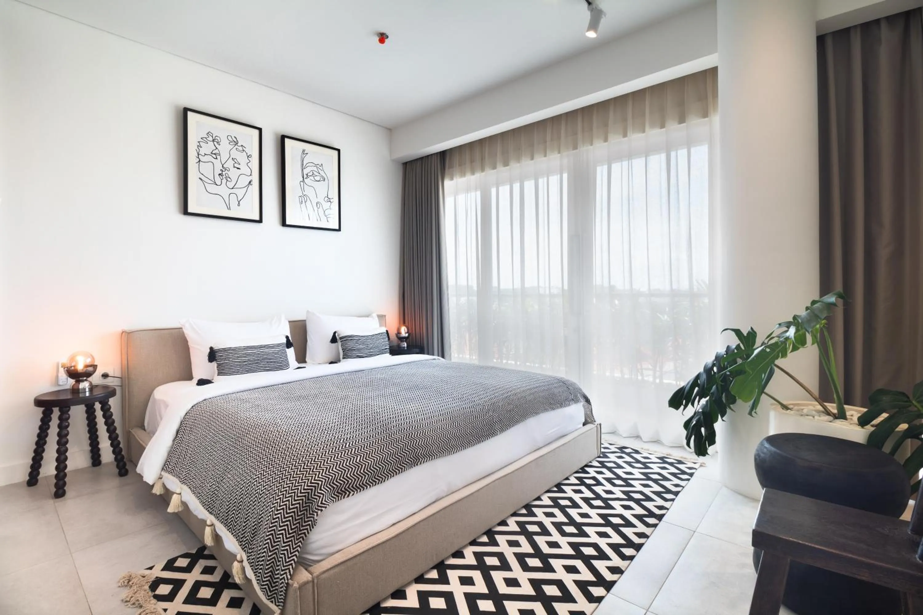 Bedroom, Bed in The Cruise Berawa - Design Apartments & Penthouses by CPM Bali