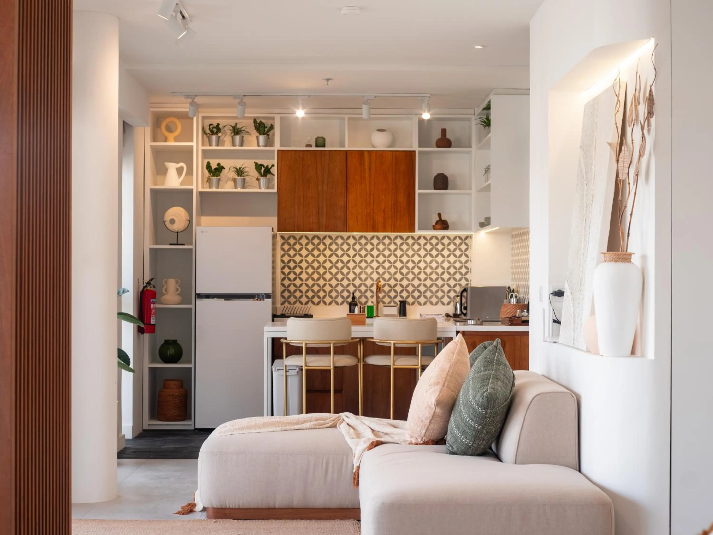 Kitchen or kitchenette in The Cruise Berawa - Design Apartments & Penthouses by CPM Bali