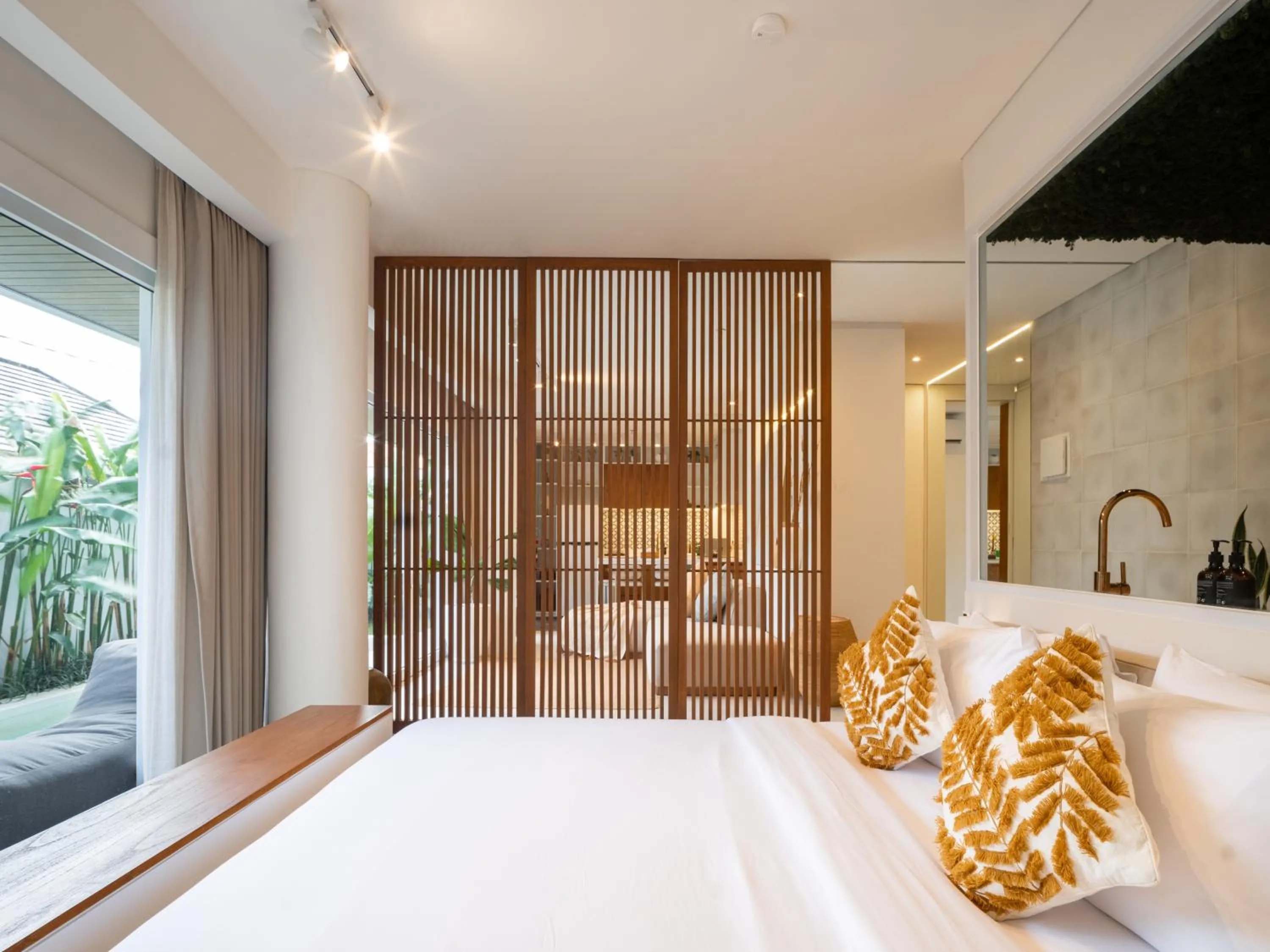 Bed in The Cruise Berawa - Design Apartments & Penthouses by CPM Bali