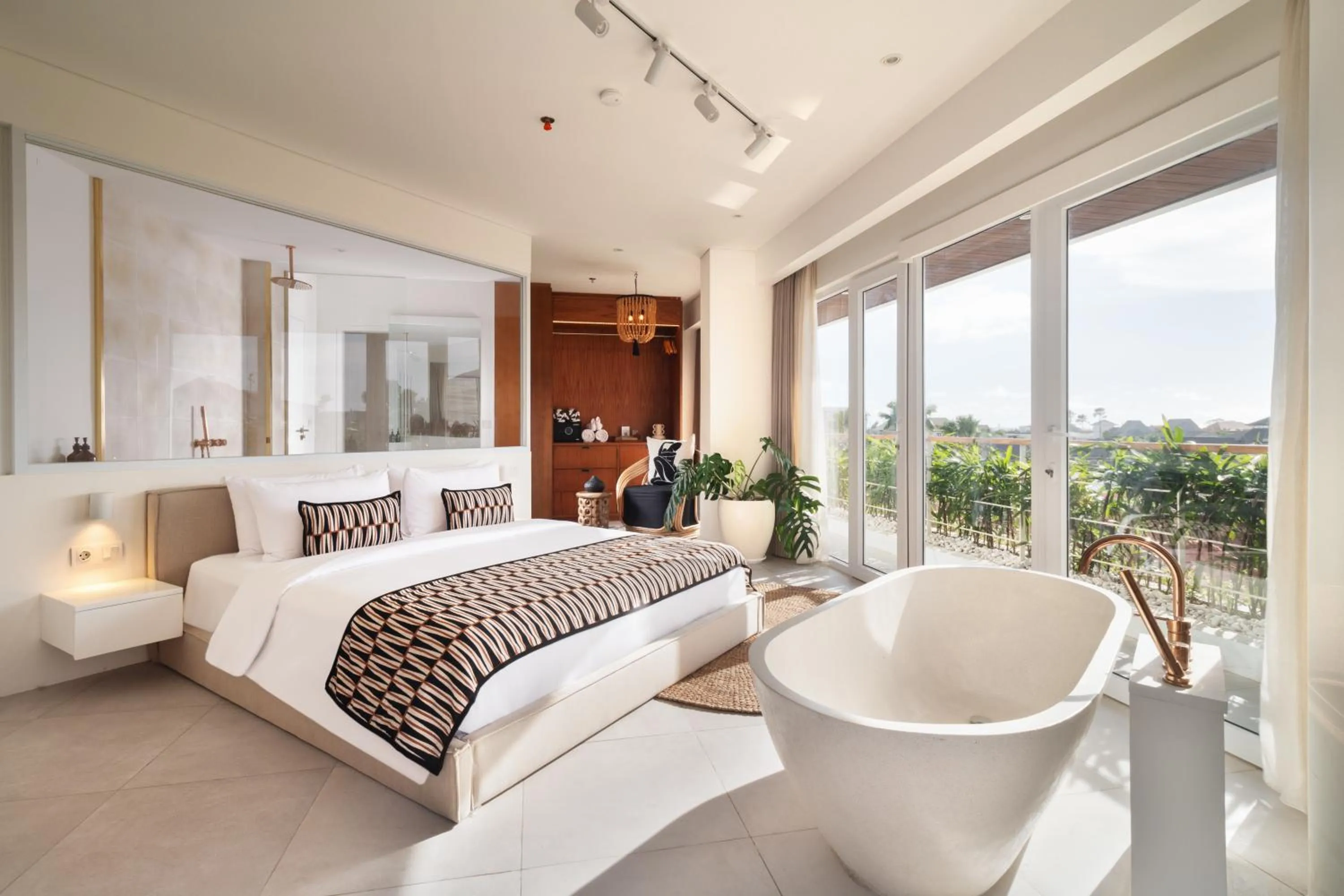 Bed in The Cruise Berawa - Design Apartments & Penthouses by CPM Bali