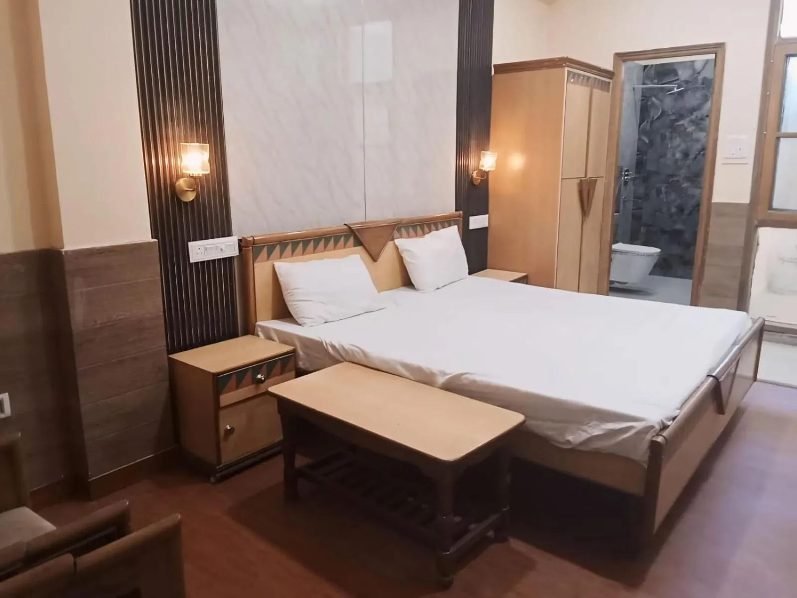 Bed in Hotel Royal Palace