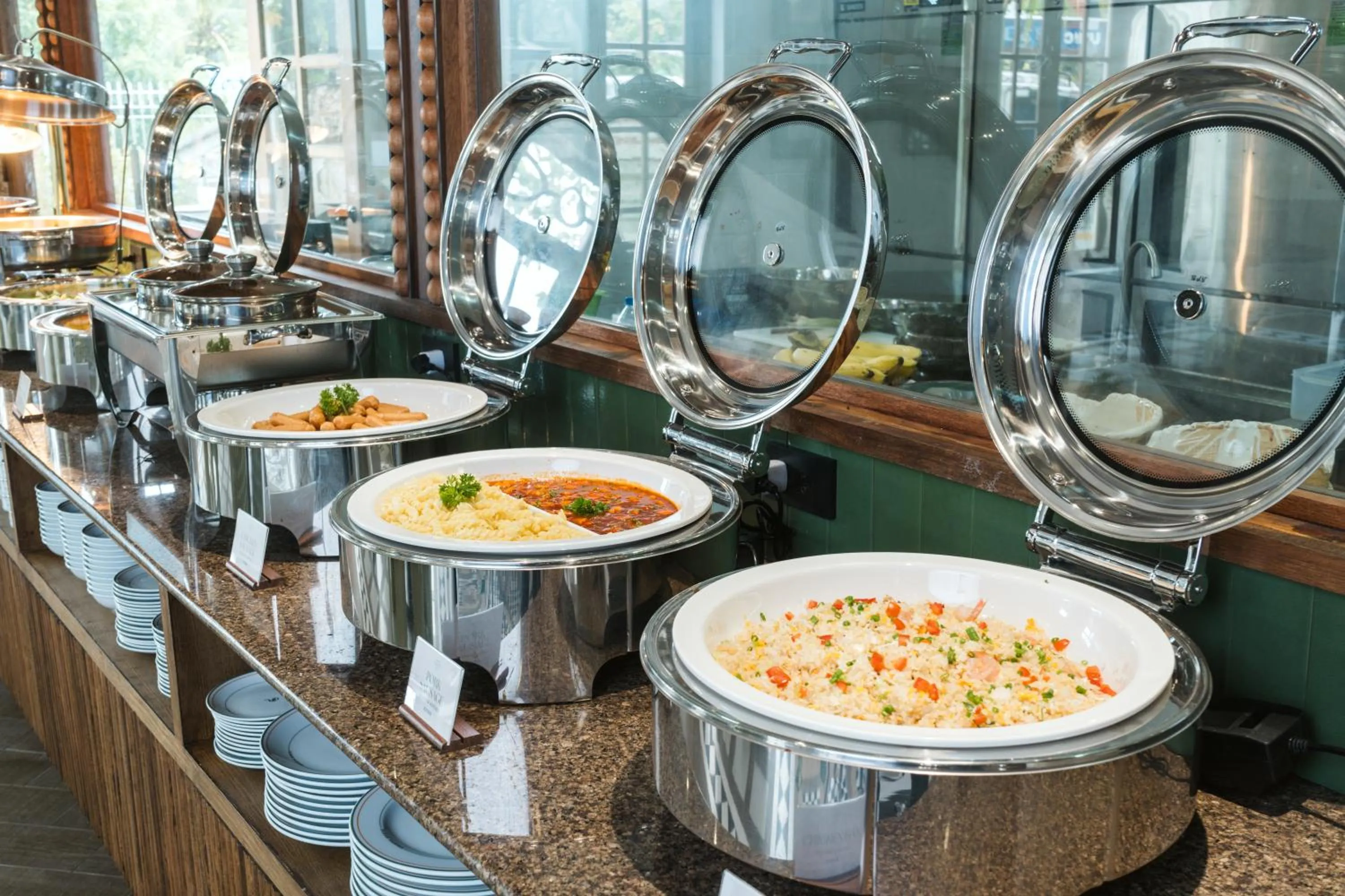 Breakfast in Sugar Marina Resort-LAGOON-Villas, Naiyang Beach