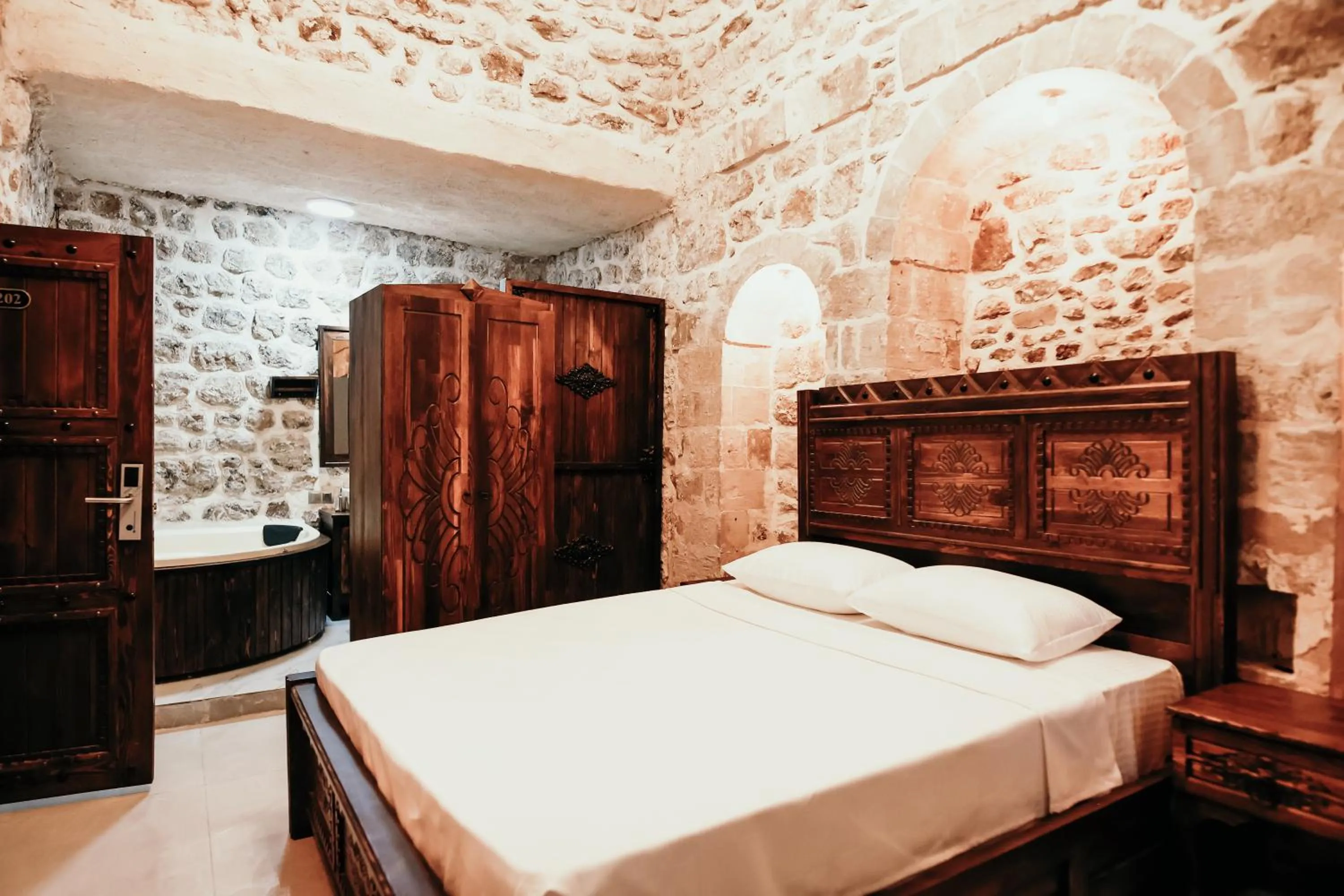 Bed in Minessa Konağı