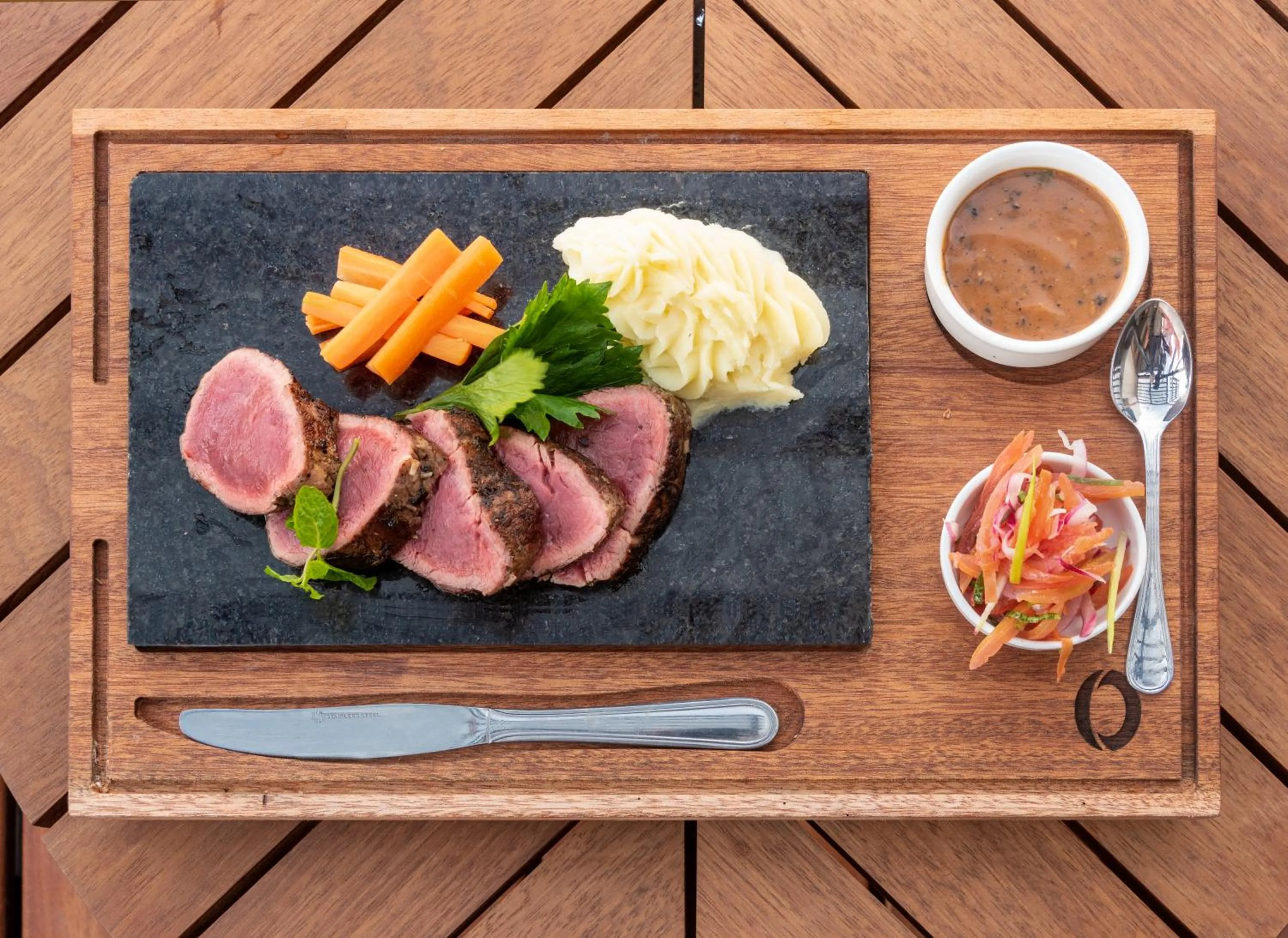 Restaurant/places to eat in Okash City Boutique Hotel