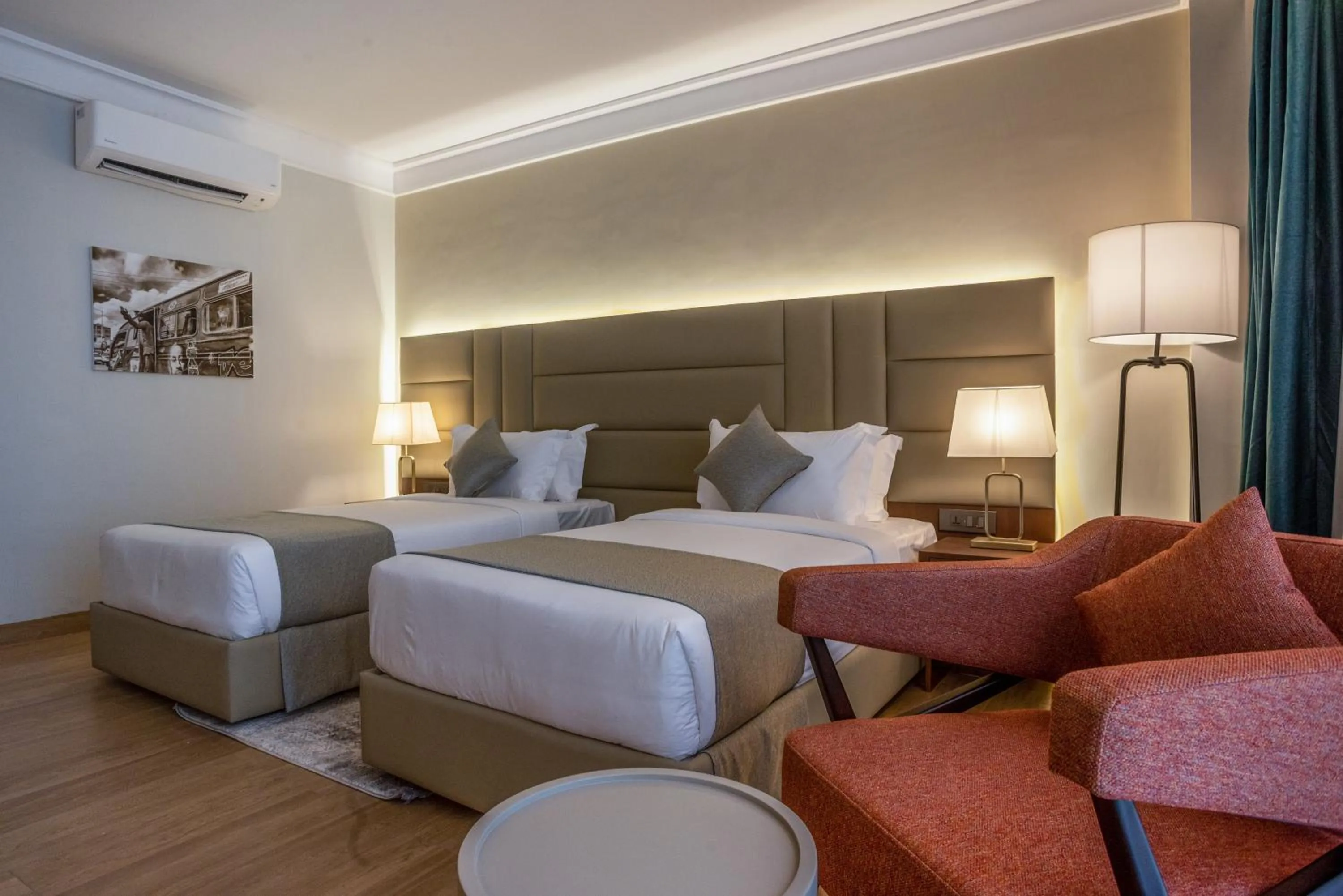 View (from property/room), Bed in Okash City Boutique Hotel