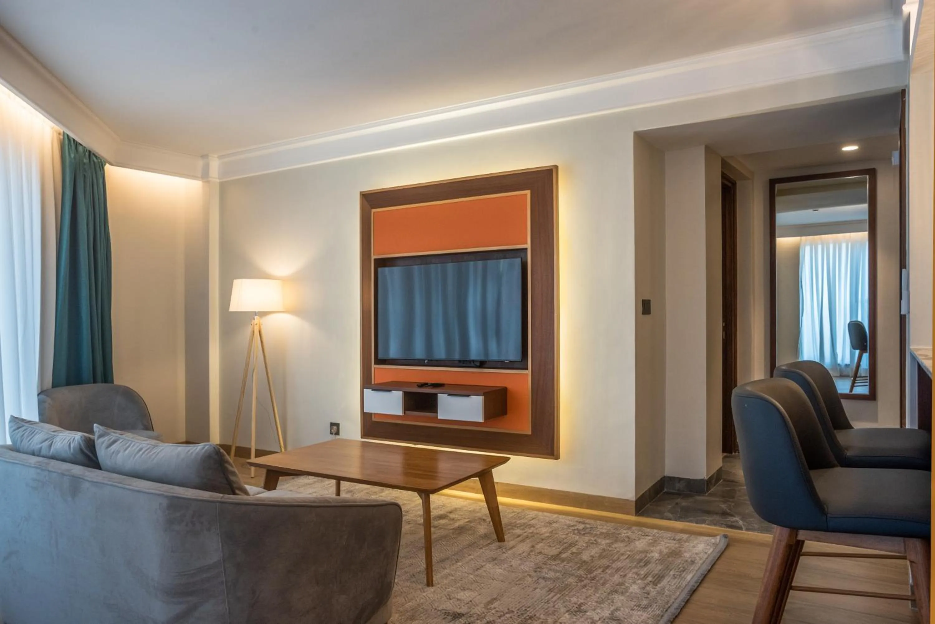 Living room in Okash City Boutique Hotel