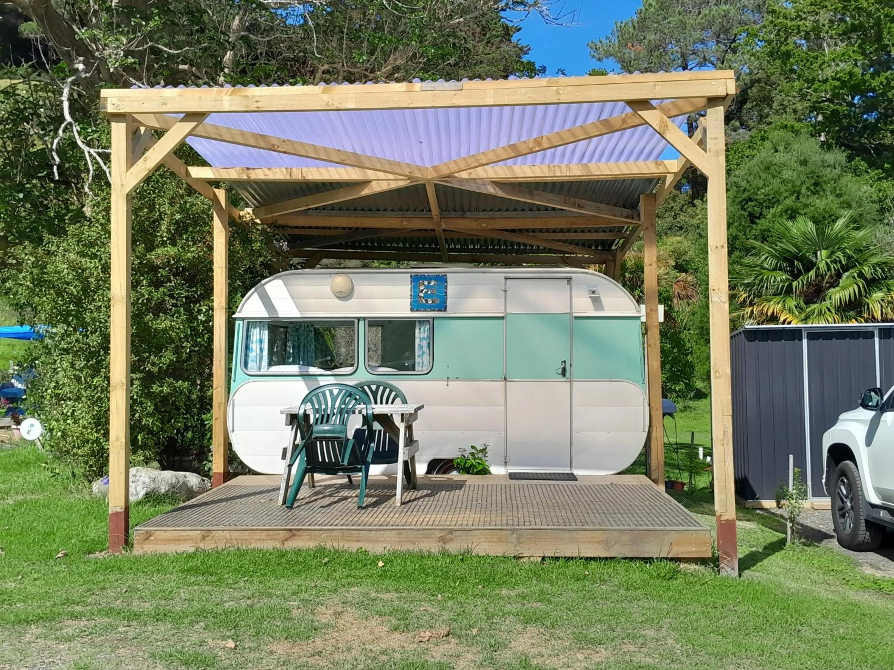 Patio in Dickson Holiday Park