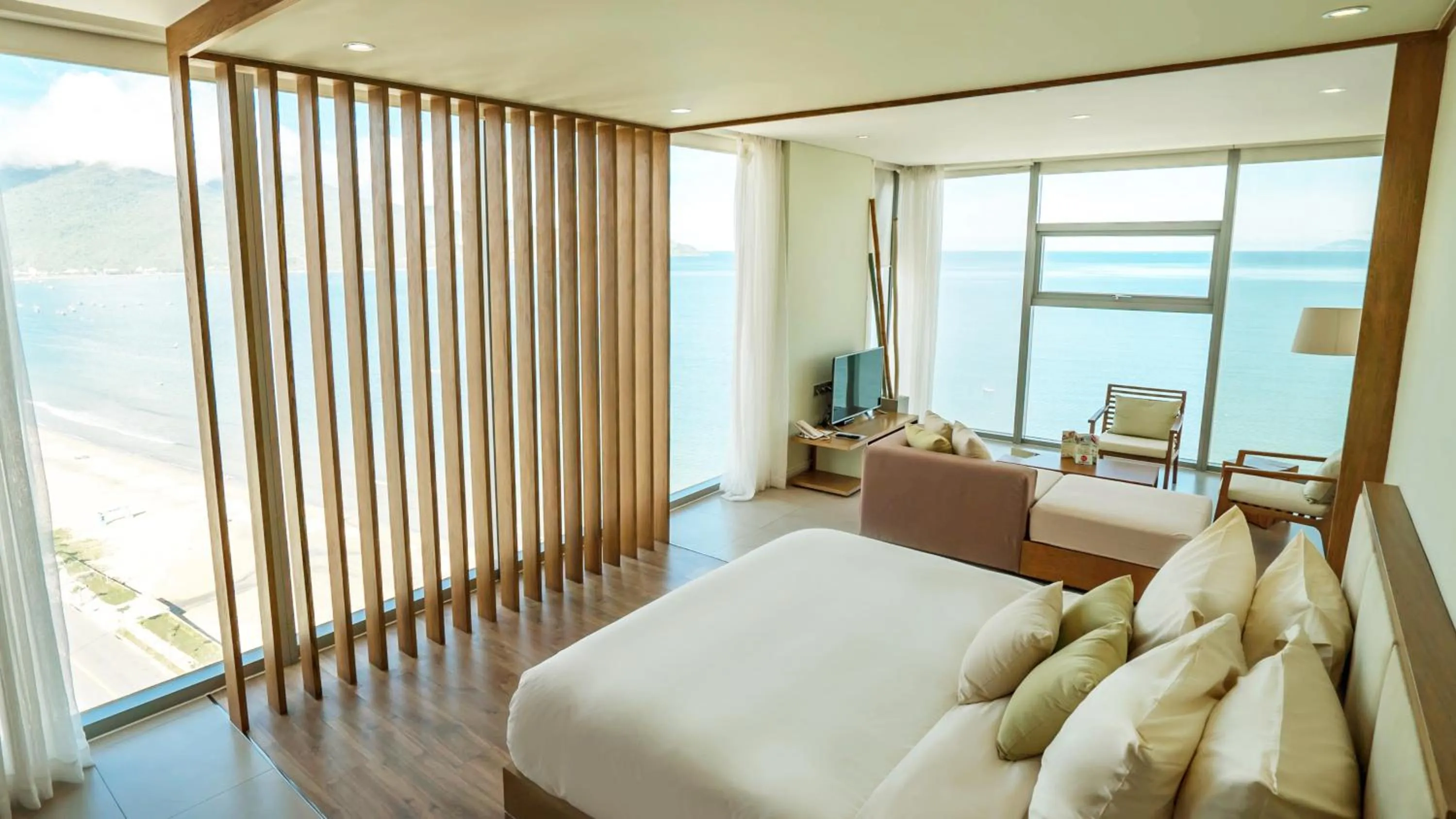 Bed in Fusion Suites Da Nang