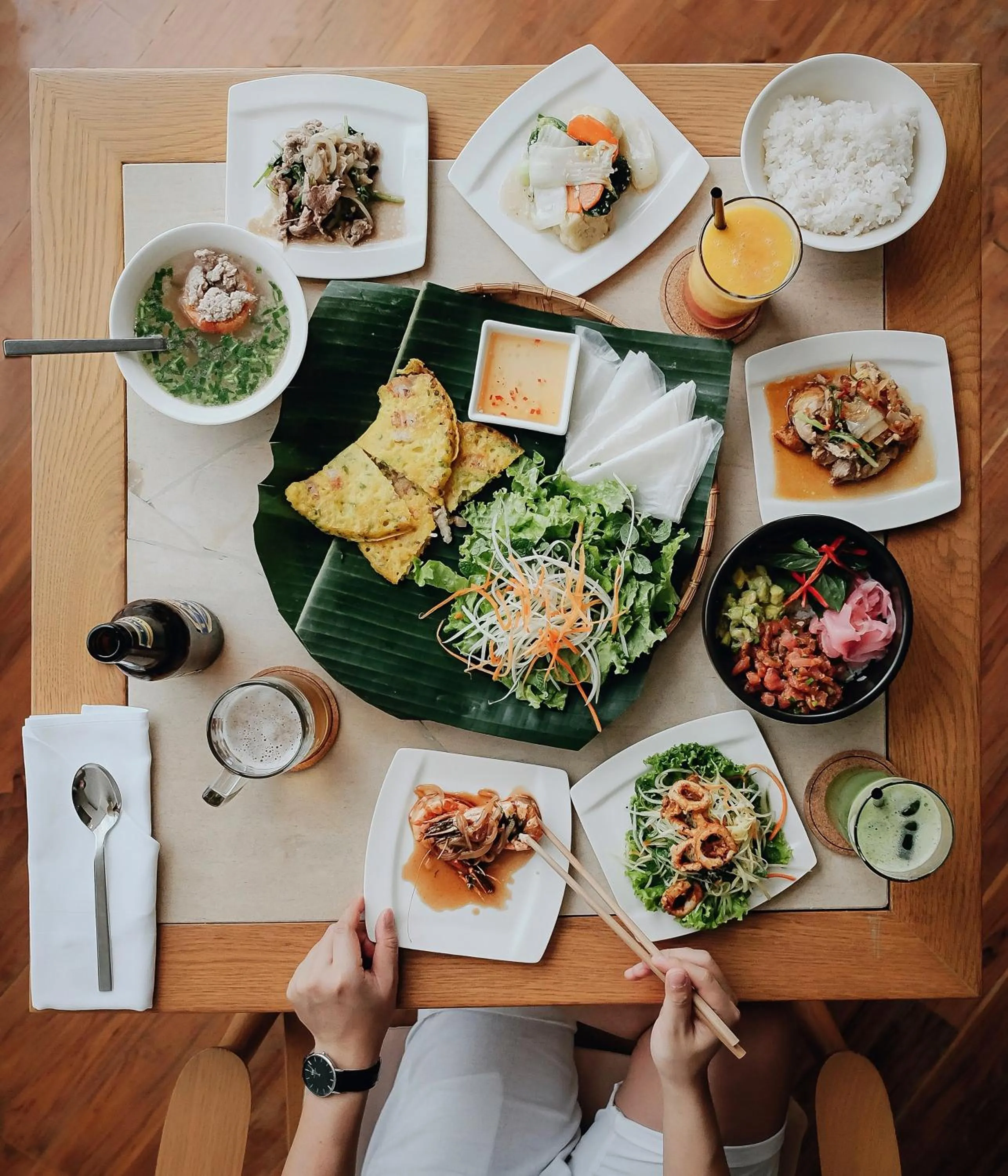 Food and drinks in Fusion Suites Da Nang