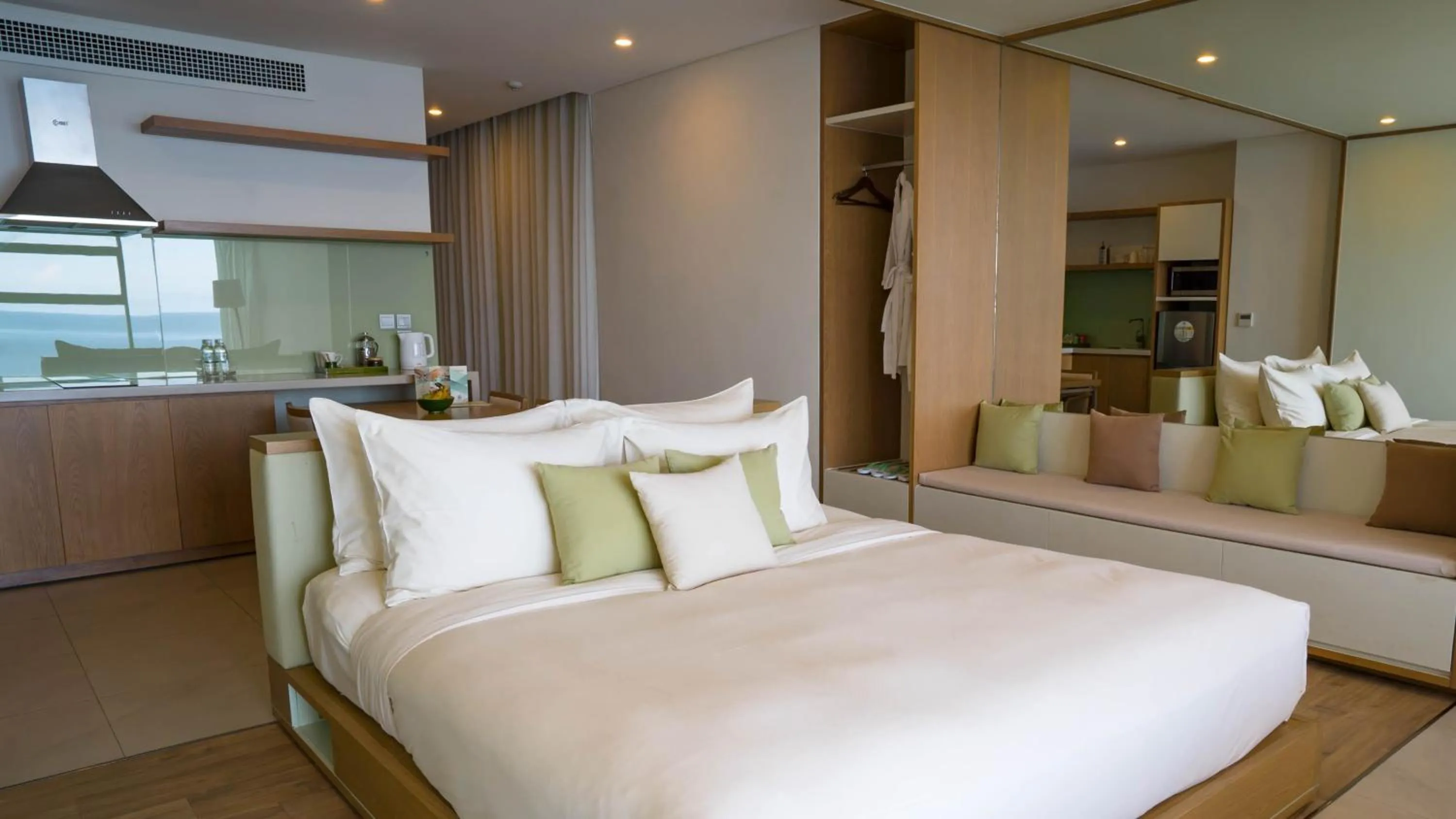 Bed in Fusion Suites Da Nang