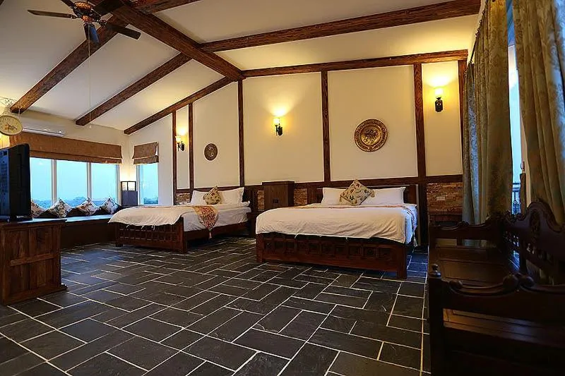 Bed in Cloudenjoy B&B