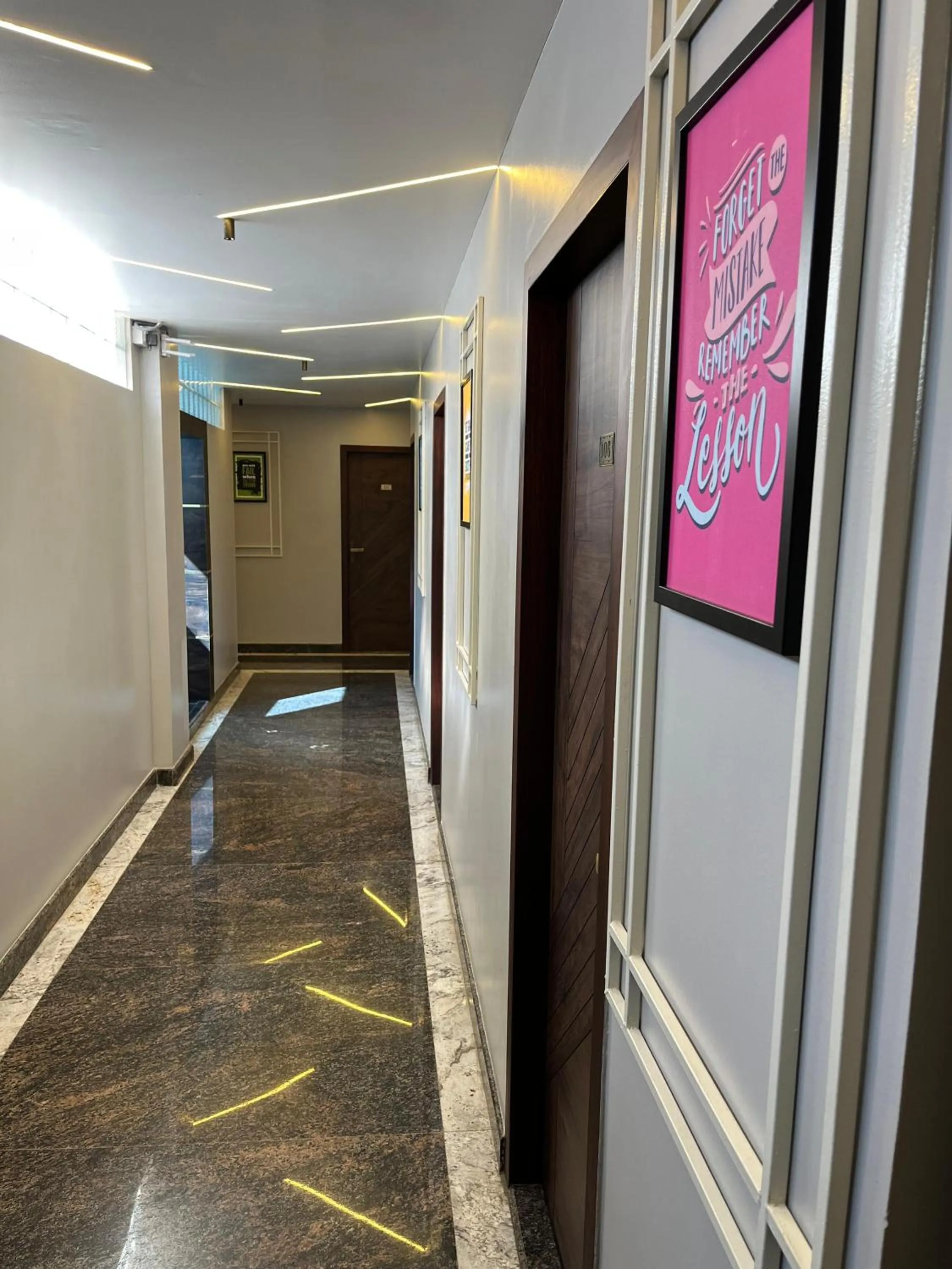 Floor plan in LG Signature Suites kalyannagar