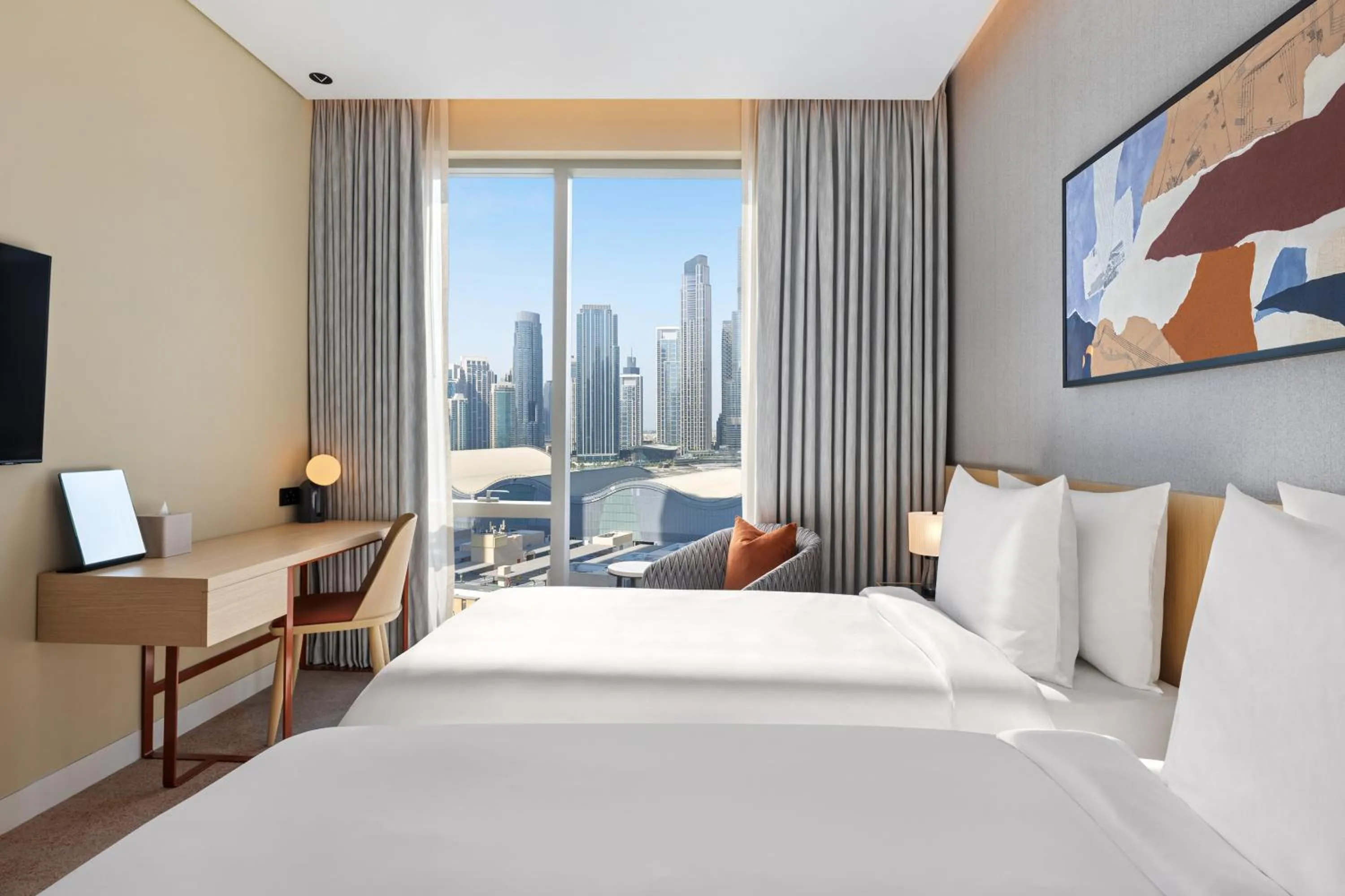 Photo of the whole room, Bed in Vida Dubai Mall