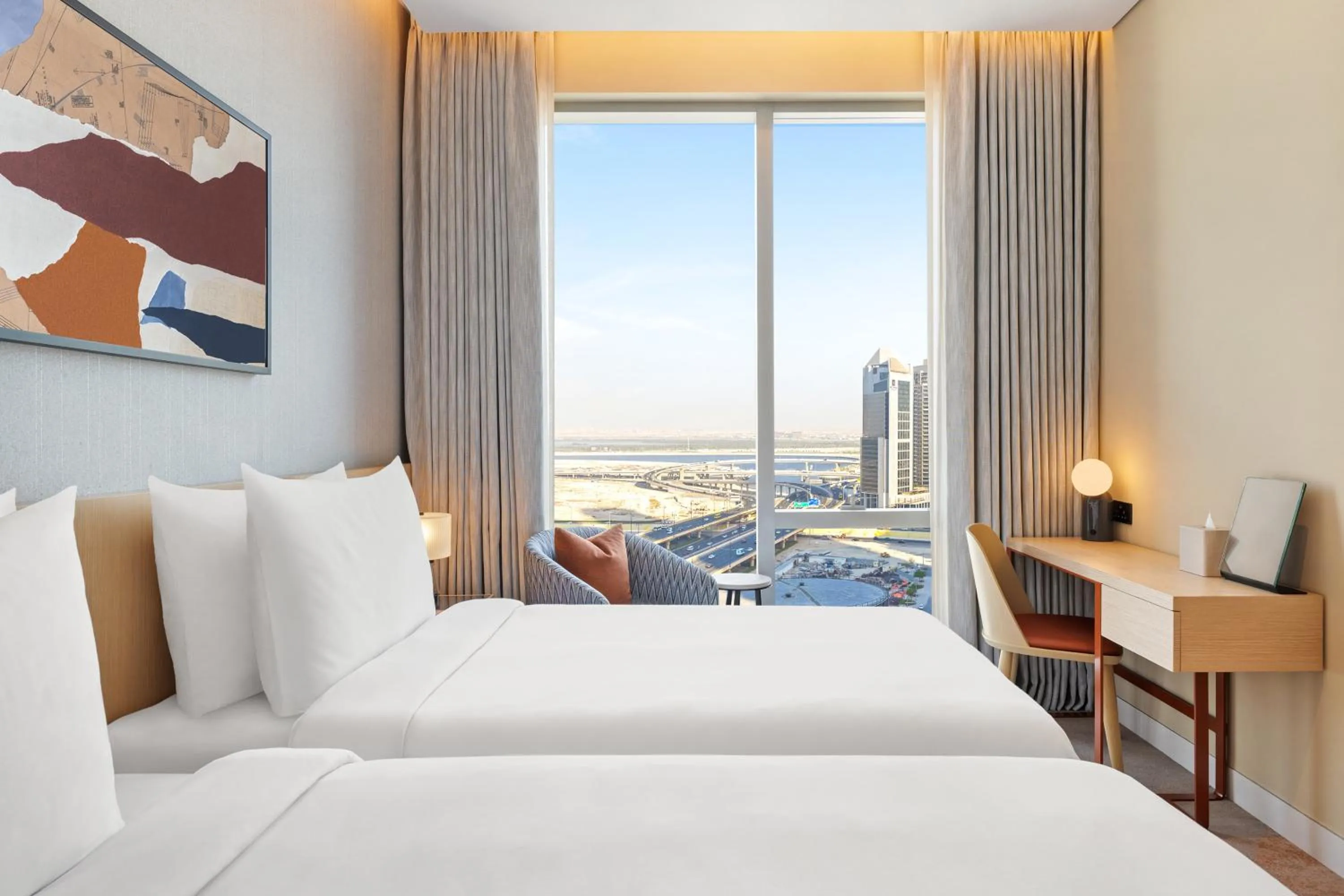 Bed in Vida Dubai Mall