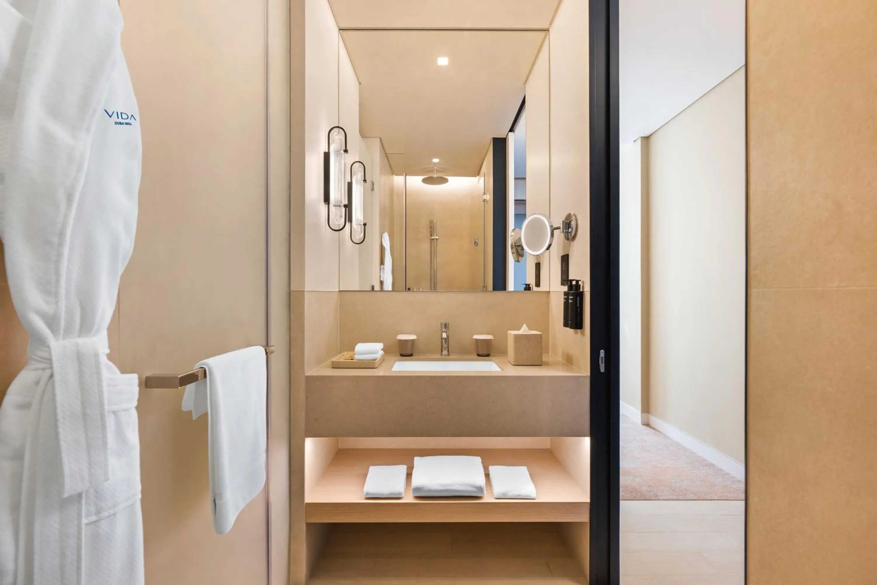 Bathroom in Vida Dubai Mall