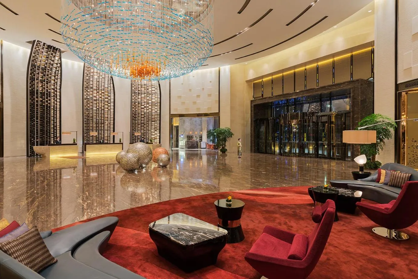 Lobby or reception in Wanda Realm Jiangmen