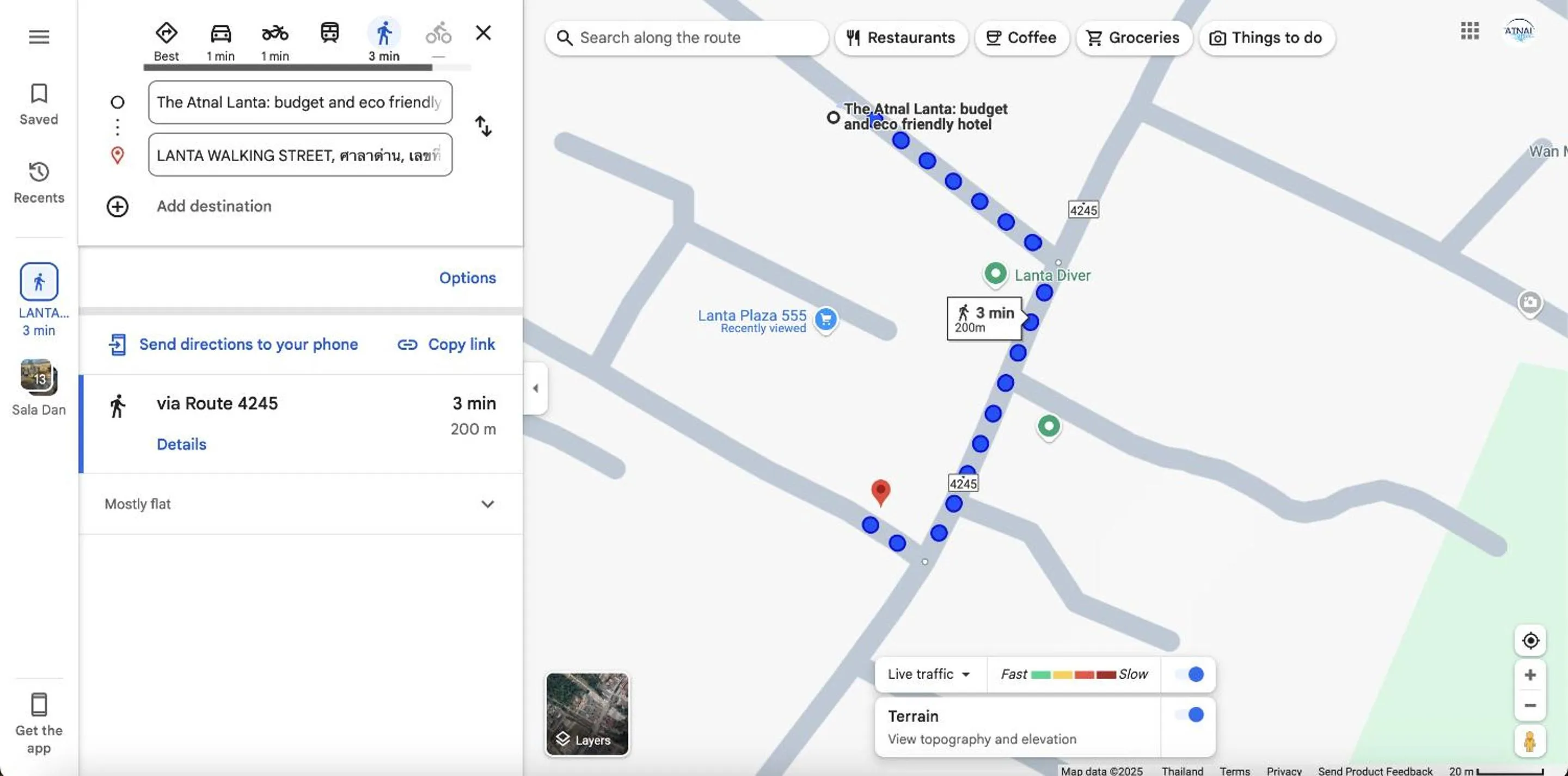 Location in The Atnal Lanta Budget and Eco Friendly hotel in Koh Lanta