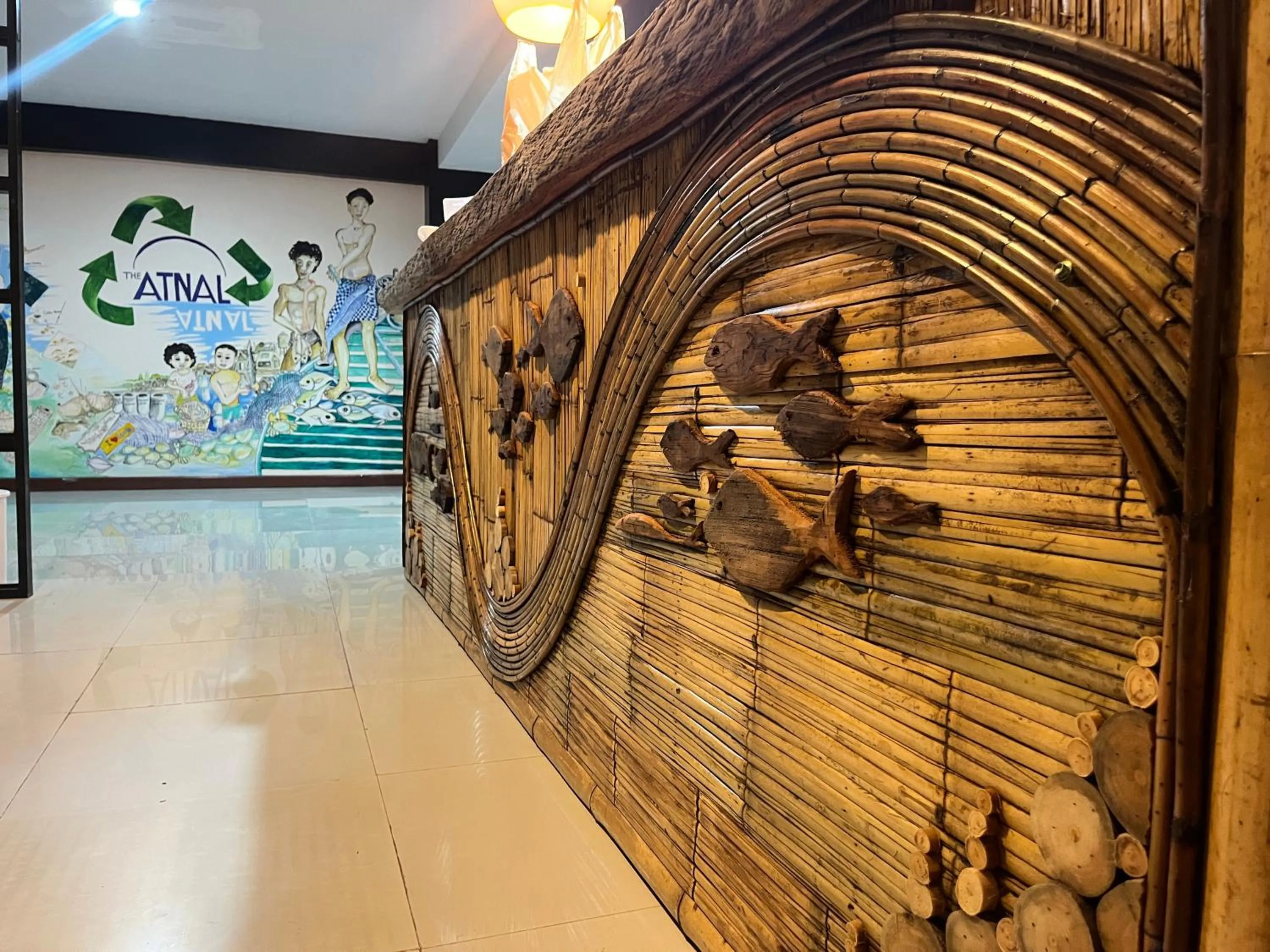 Lobby or reception in The Atnal Lanta Budget and Eco Friendly hotel in Koh Lanta