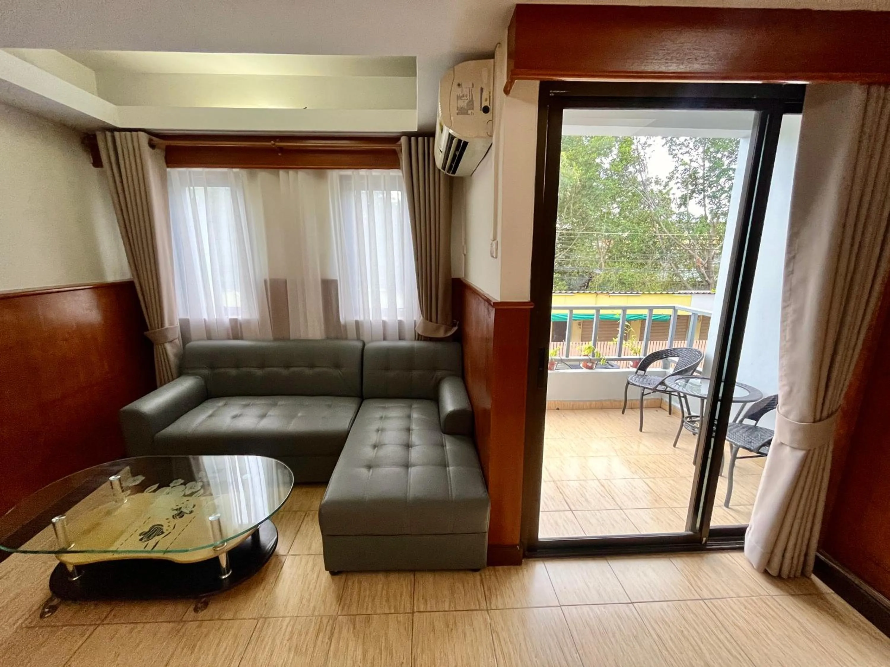 Balcony/Terrace in The Atnal Lanta Budget and Eco Friendly hotel in Koh Lanta