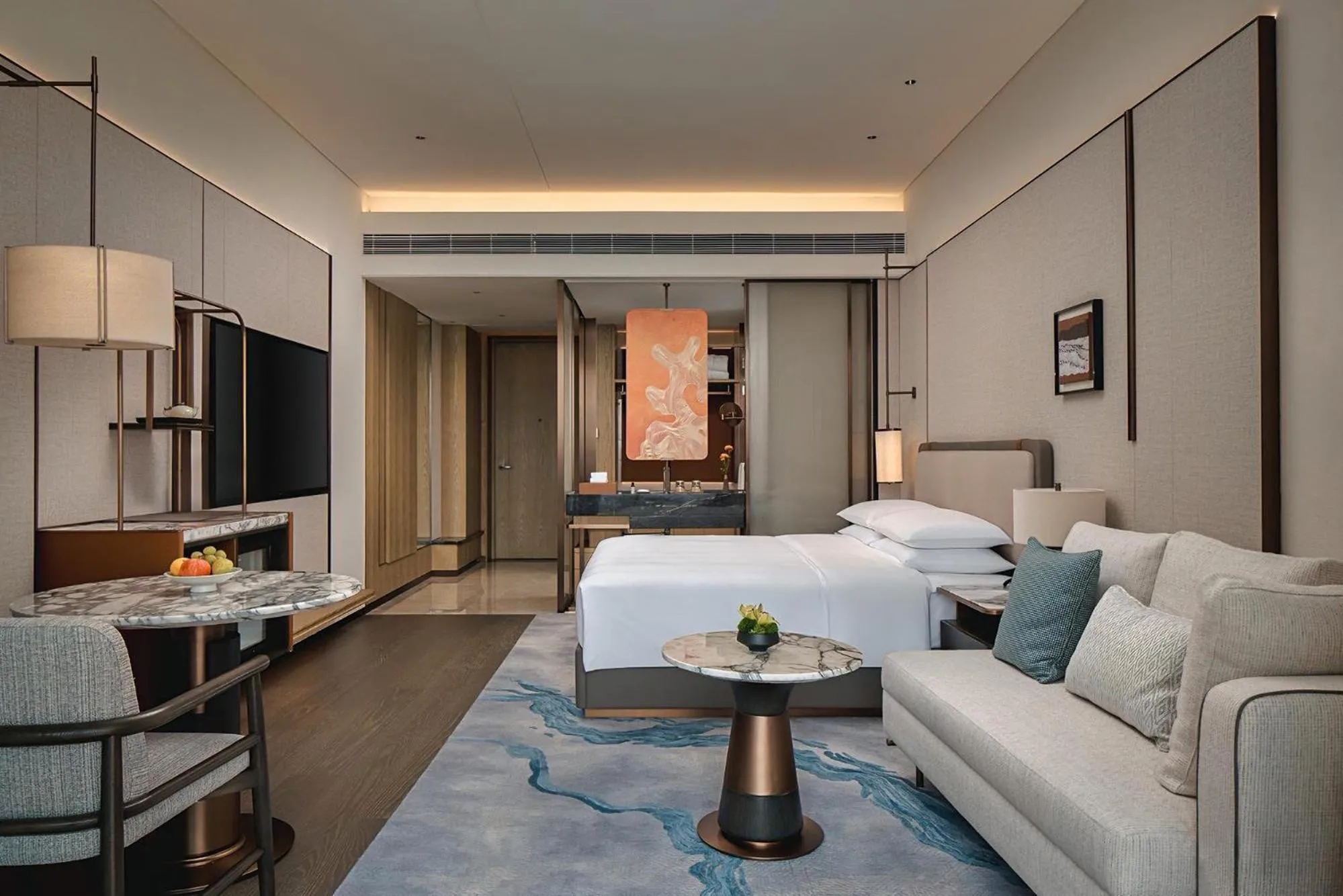 Bed in Hyatt Regency Huangshan Hengjiangwan