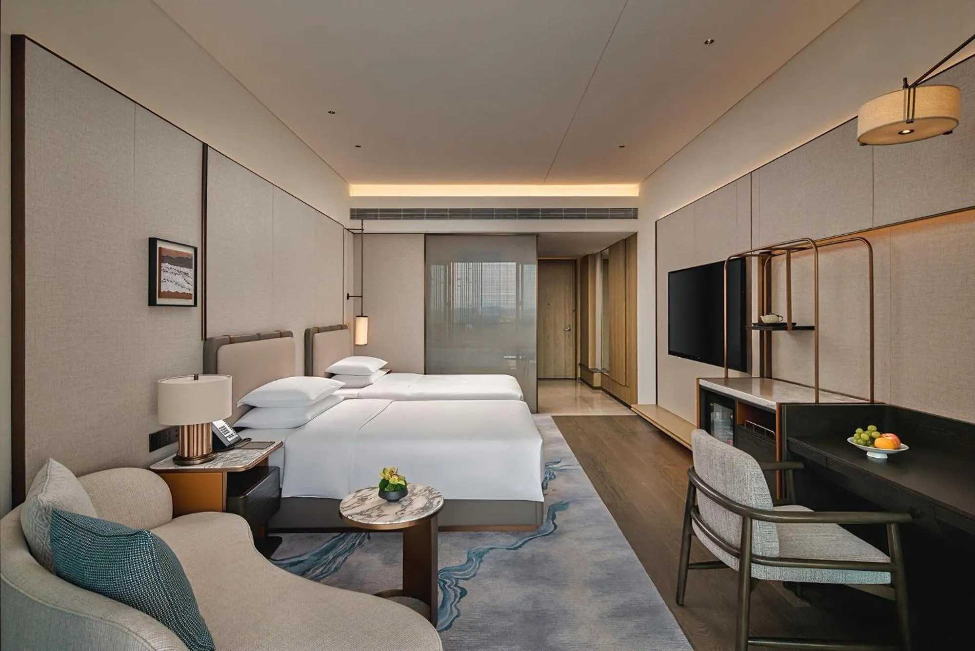 Bed in Hyatt Regency Huangshan Hengjiangwan