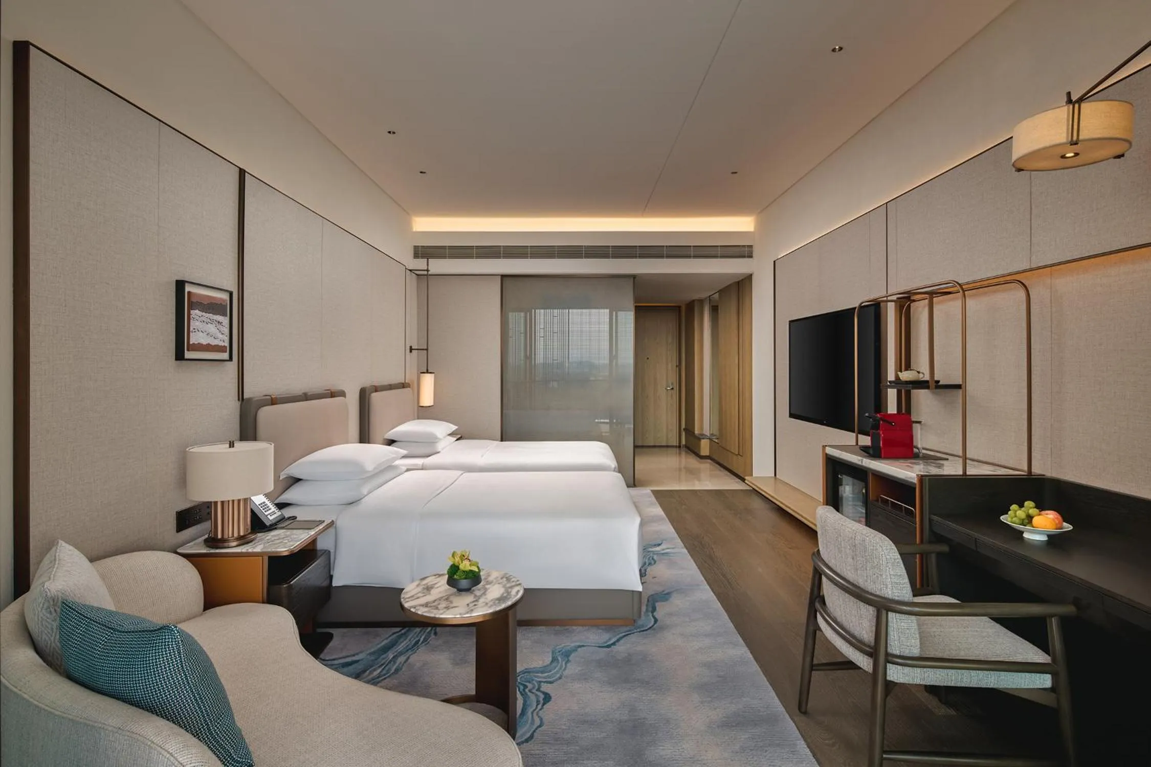 Bed in Hyatt Regency Huangshan Hengjiangwan