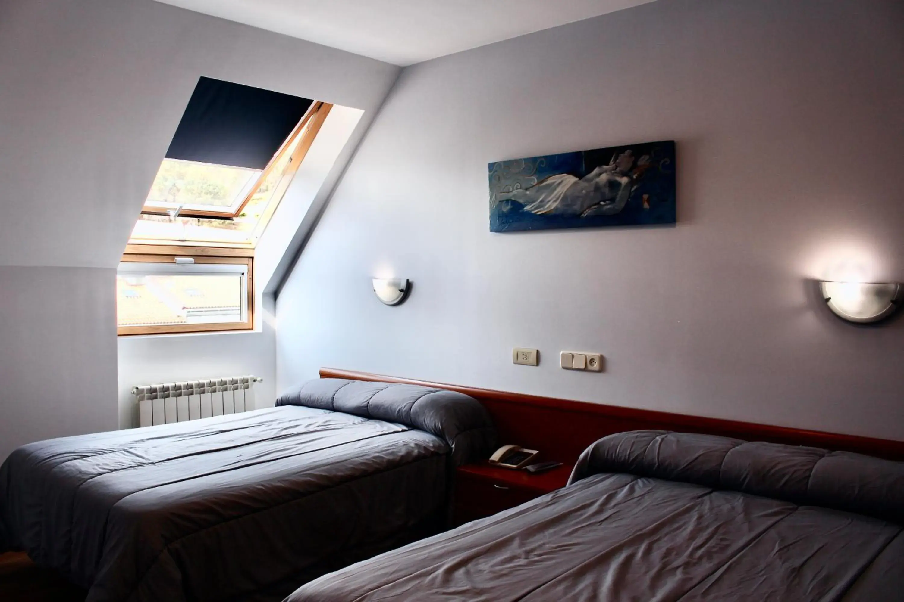 Twin Room - Disability Access in Hotel As Camelias Twin Room - Disability Access in Hotel As Camelias