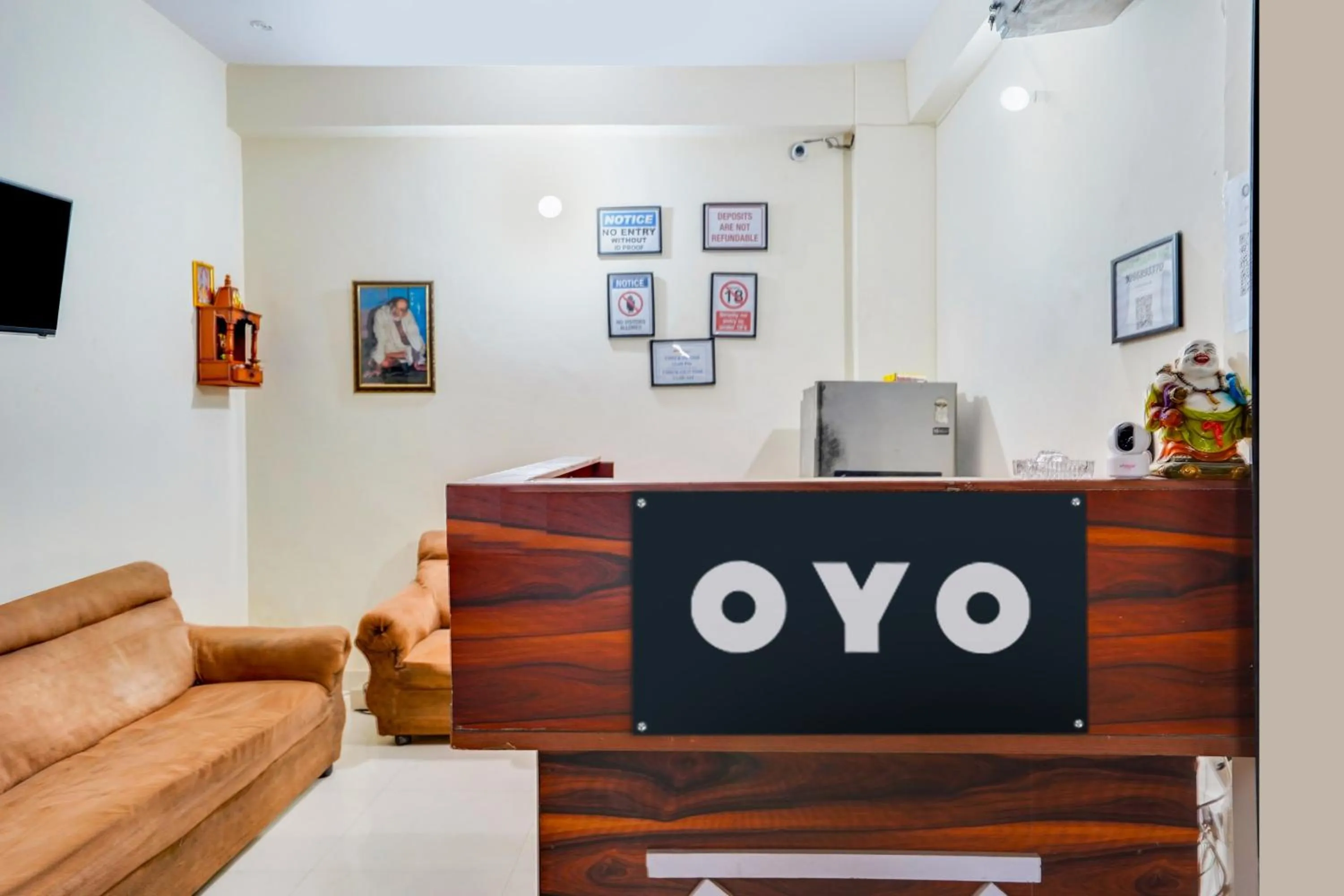 Lobby or reception in Hotel O YATRA INN