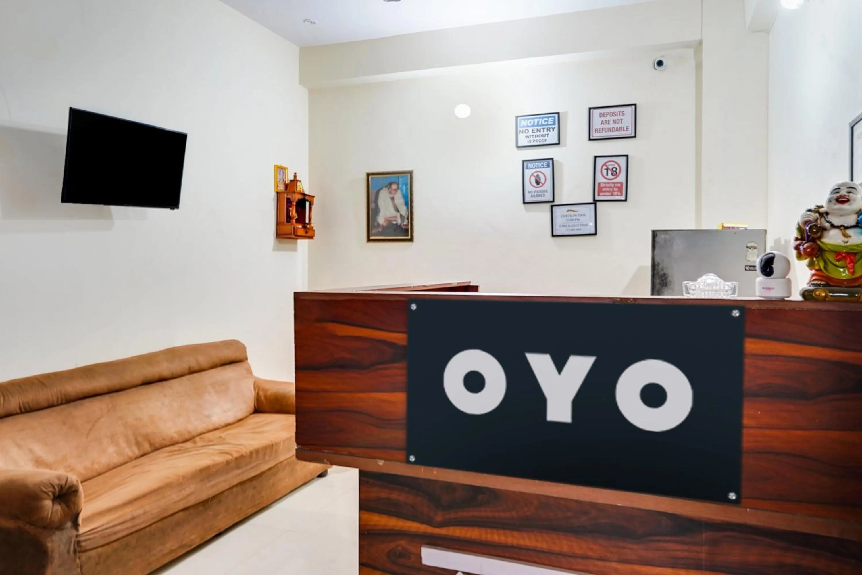 Lobby or reception in Hotel O YATRA INN