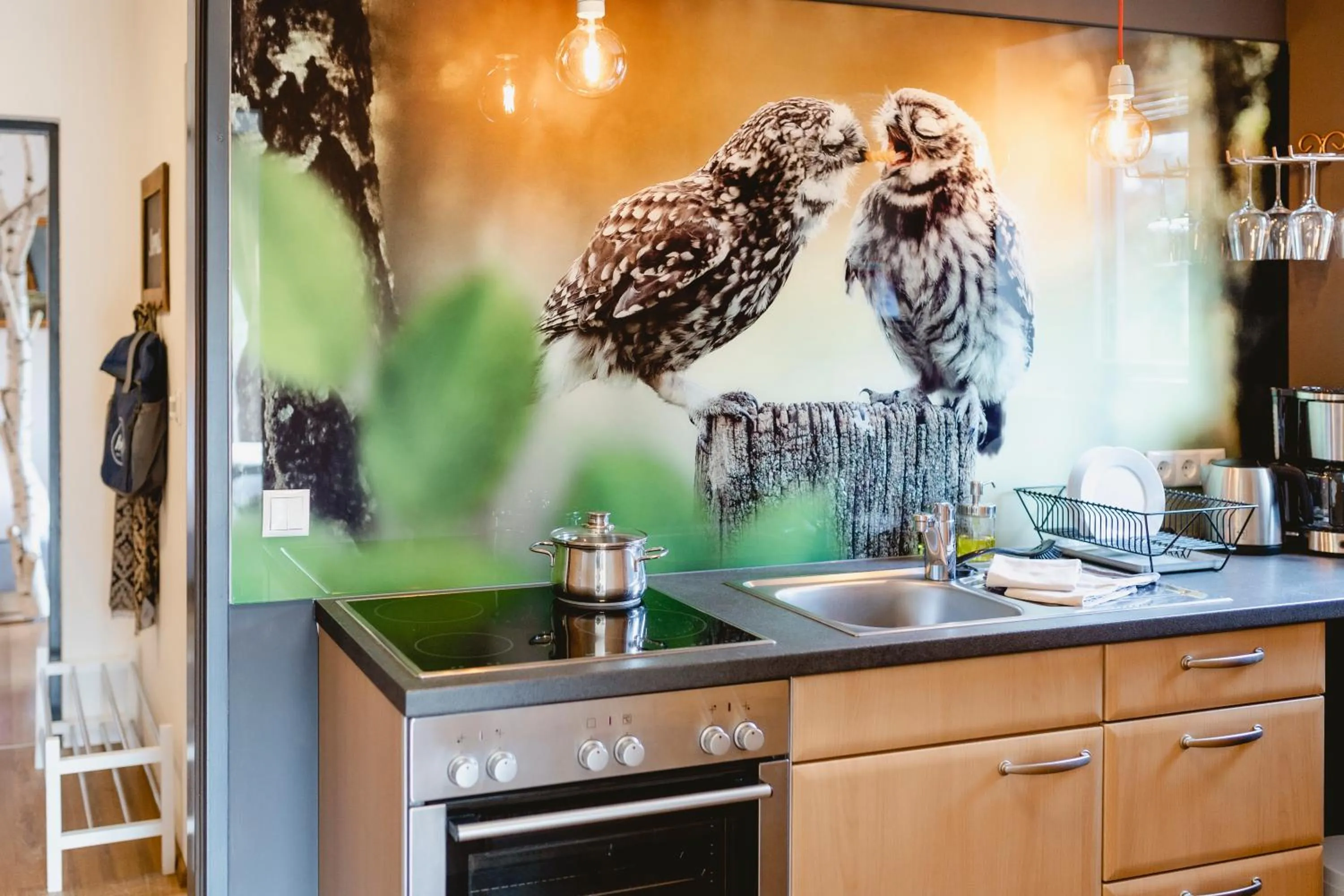 Kitchen or kitchenette in Das Franzl - Bett & Brot