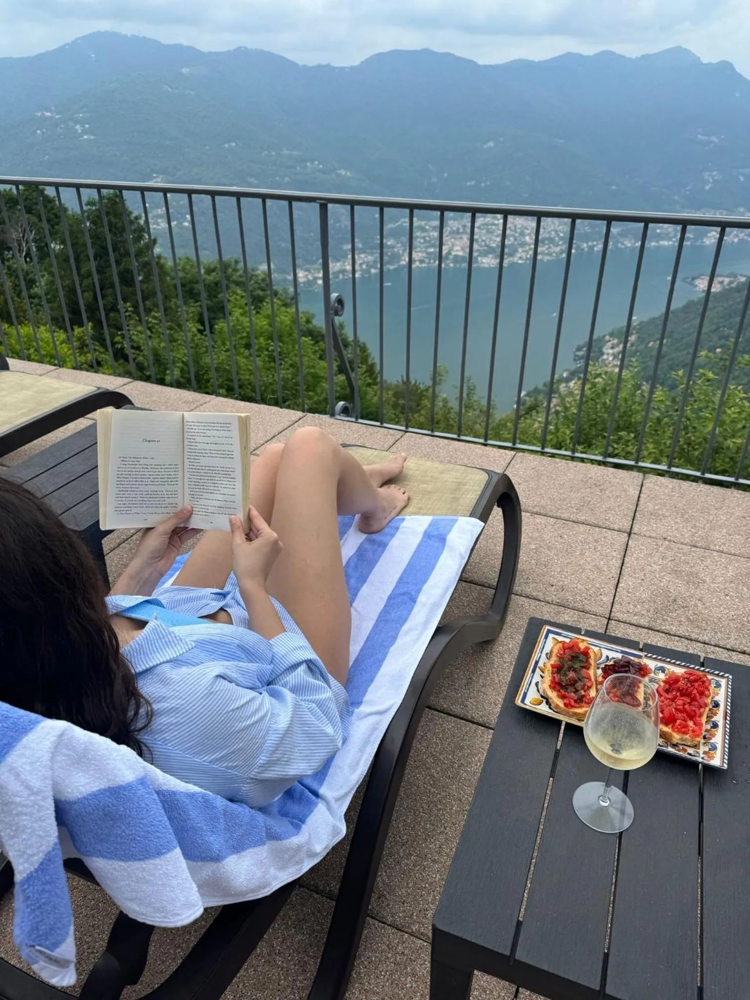 Solarium in Hotel Paradiso Como