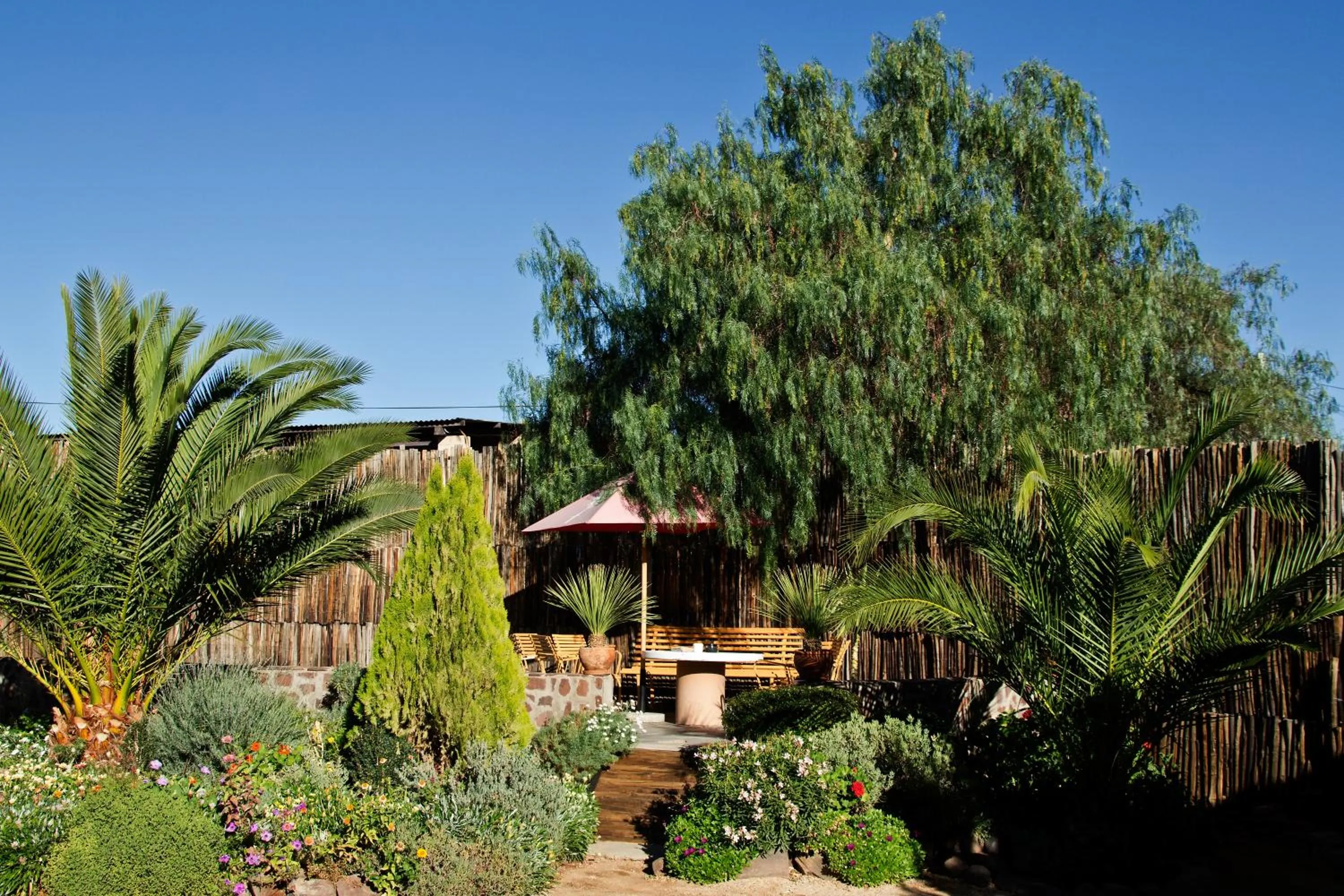 Garden in Bahnhof Hotel Aus