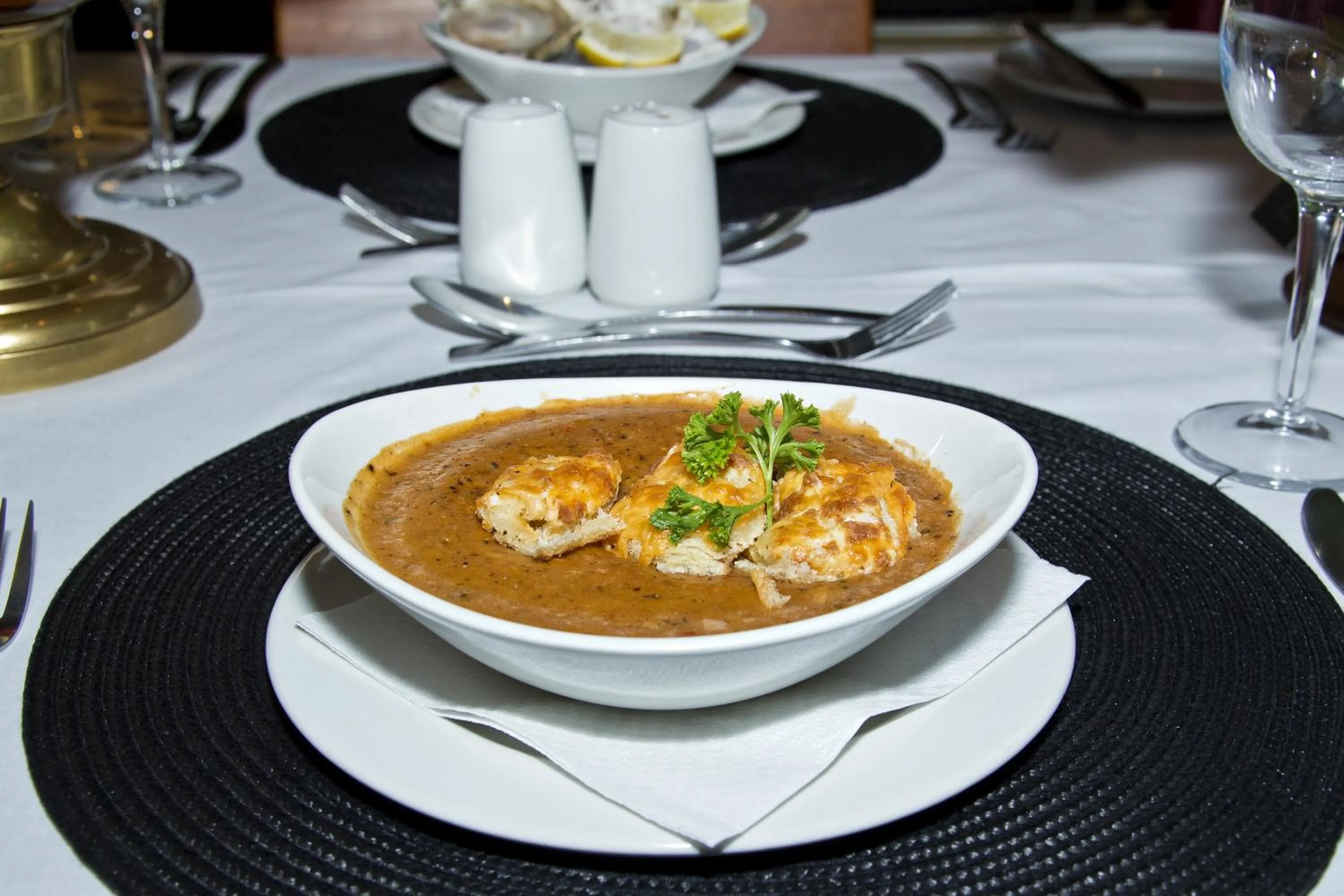 Food close-up in Bahnhof Hotel Aus