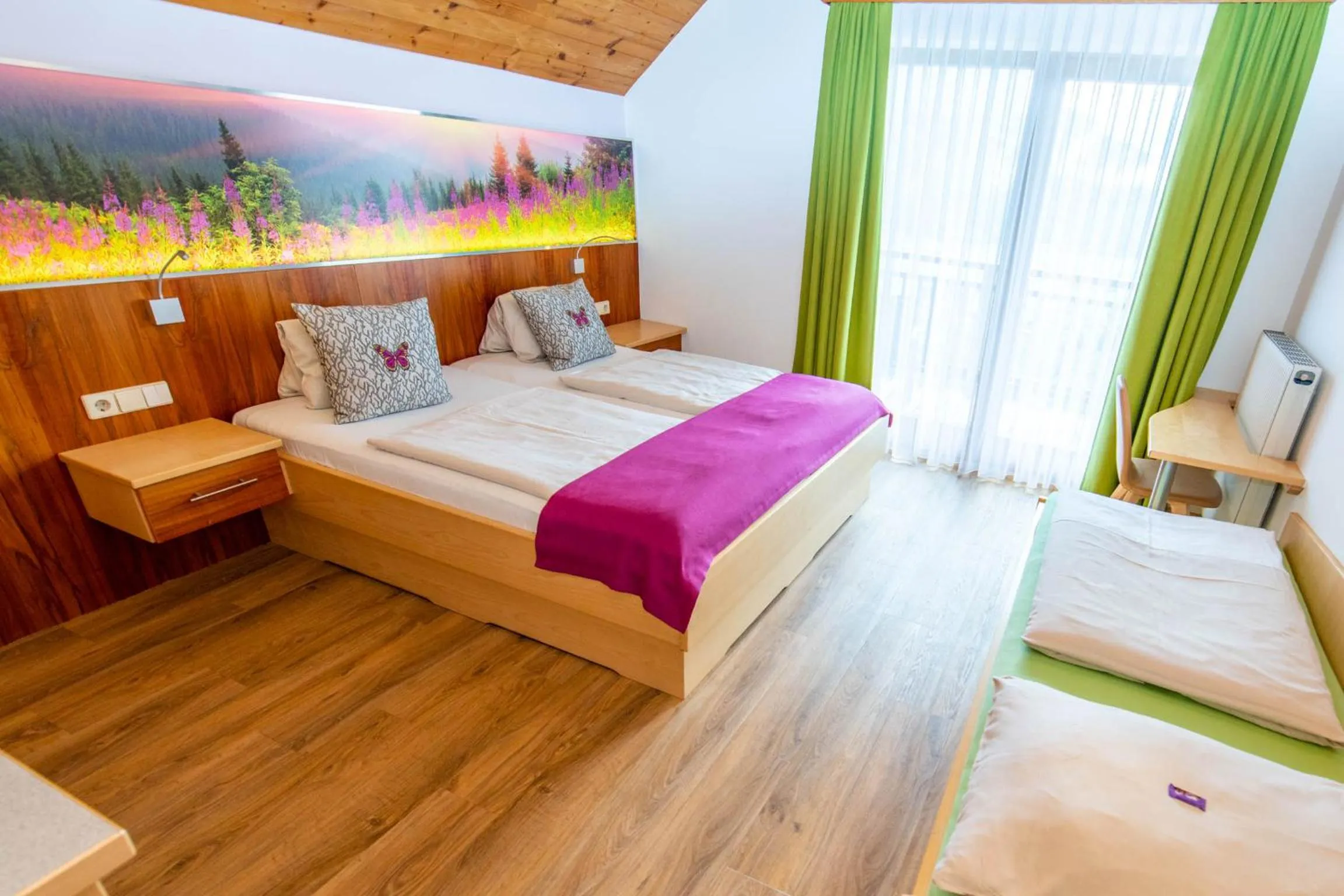 Photo of the whole room, Bed in nawu apartments & Restaurant