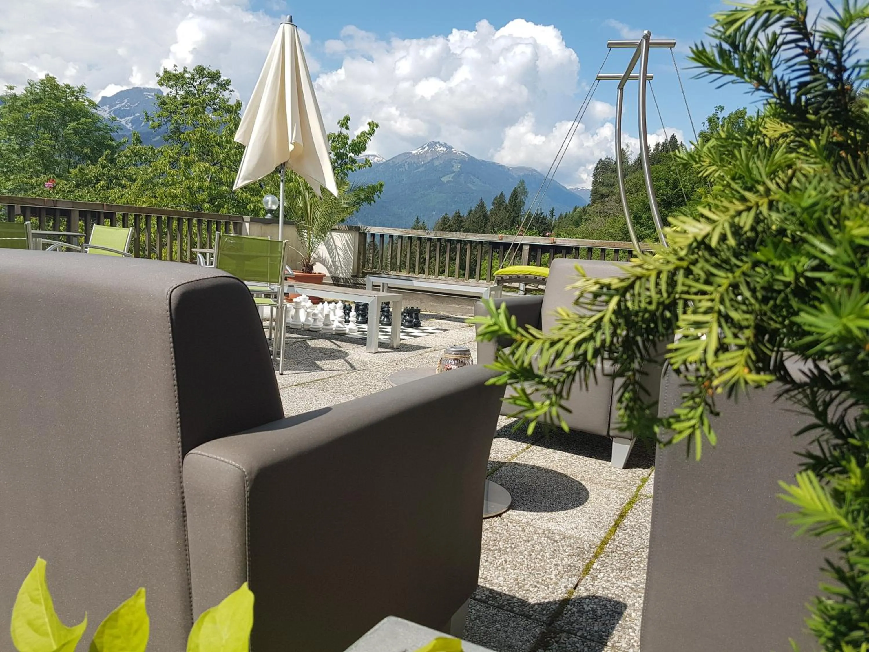 Balcony/Terrace in nawu apartments & Restaurant