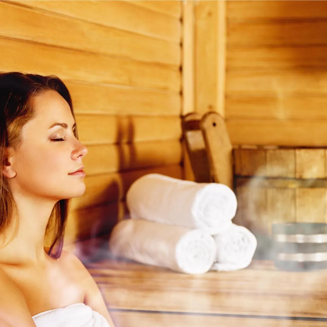 Sauna in nawu apartments & Restaurant