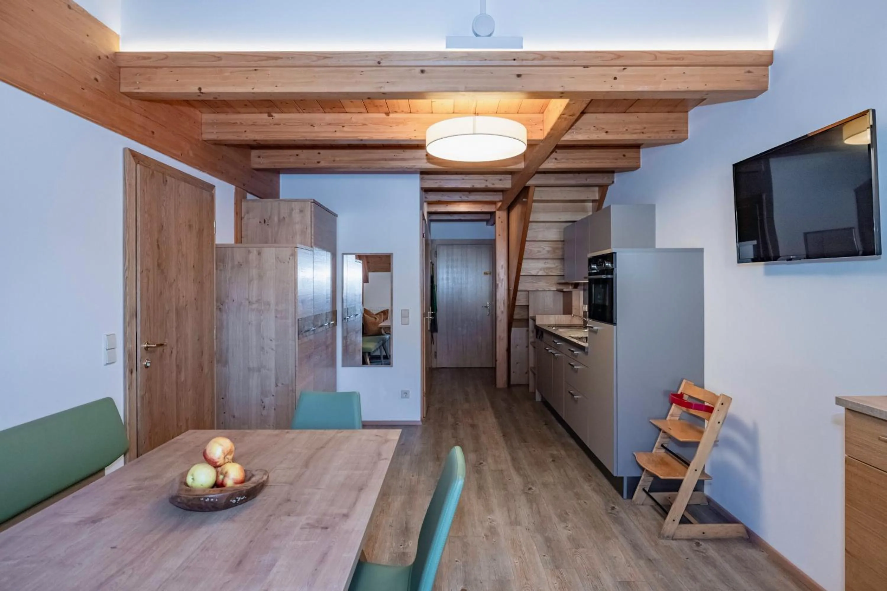 kitchen in nawu apartments & Restaurant