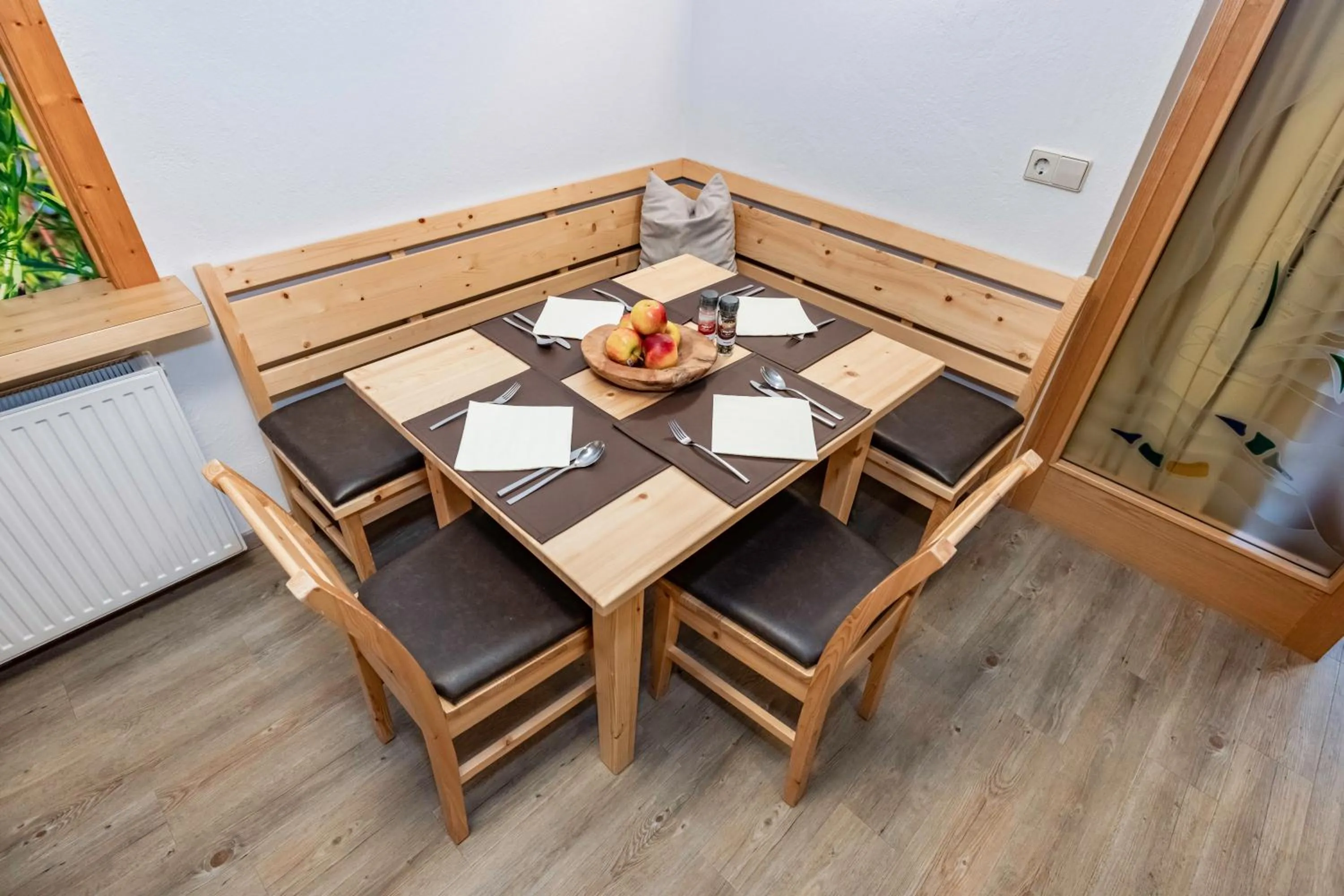 Seating area in nawu apartments & Restaurant